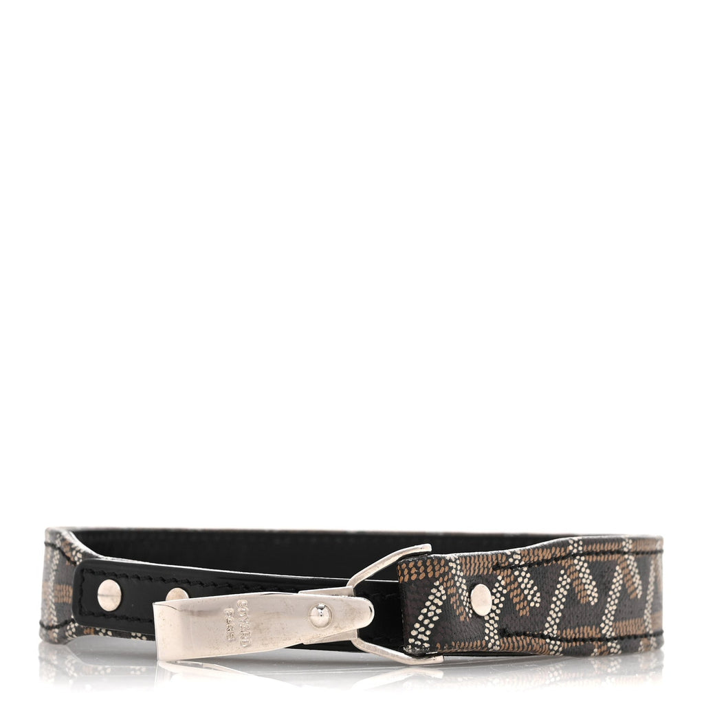 Goyardine Dog Leash Black
