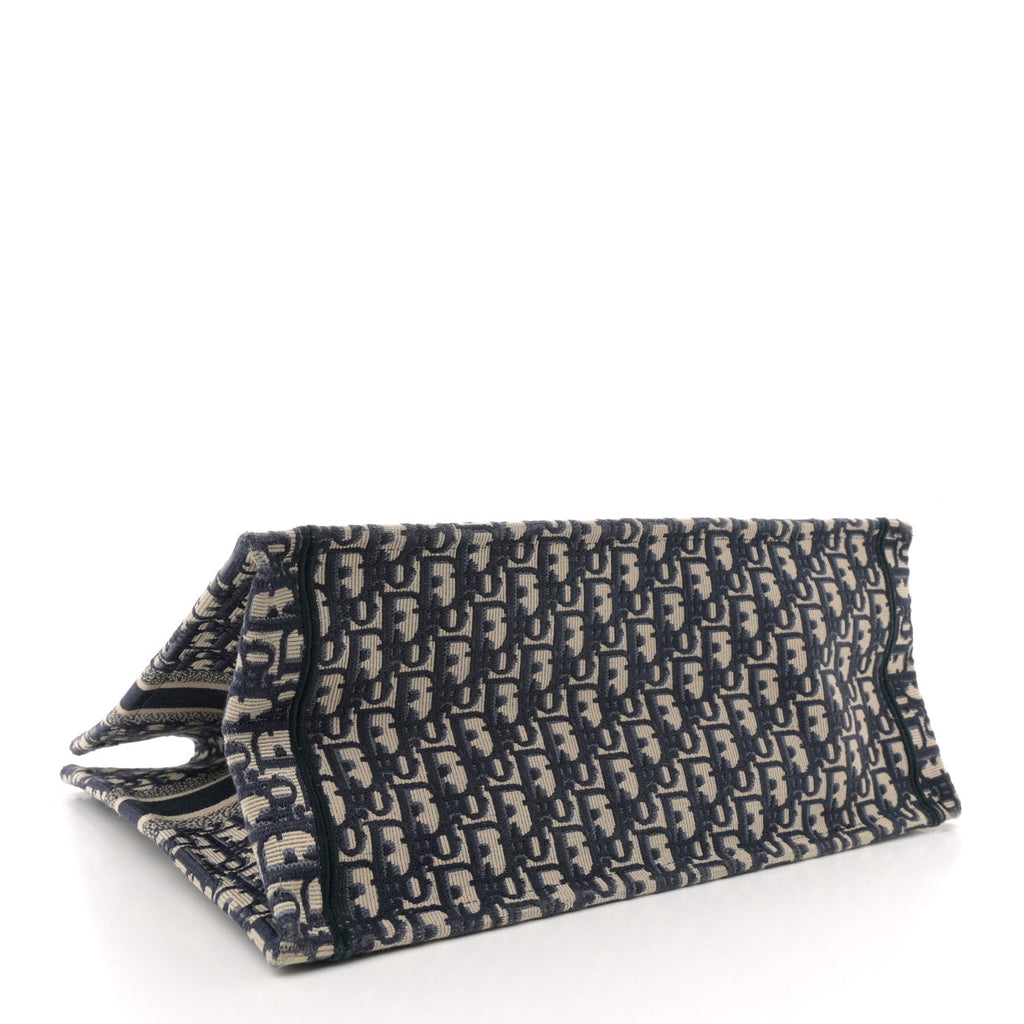 Oblique Large Book Tote Blue Multicolor