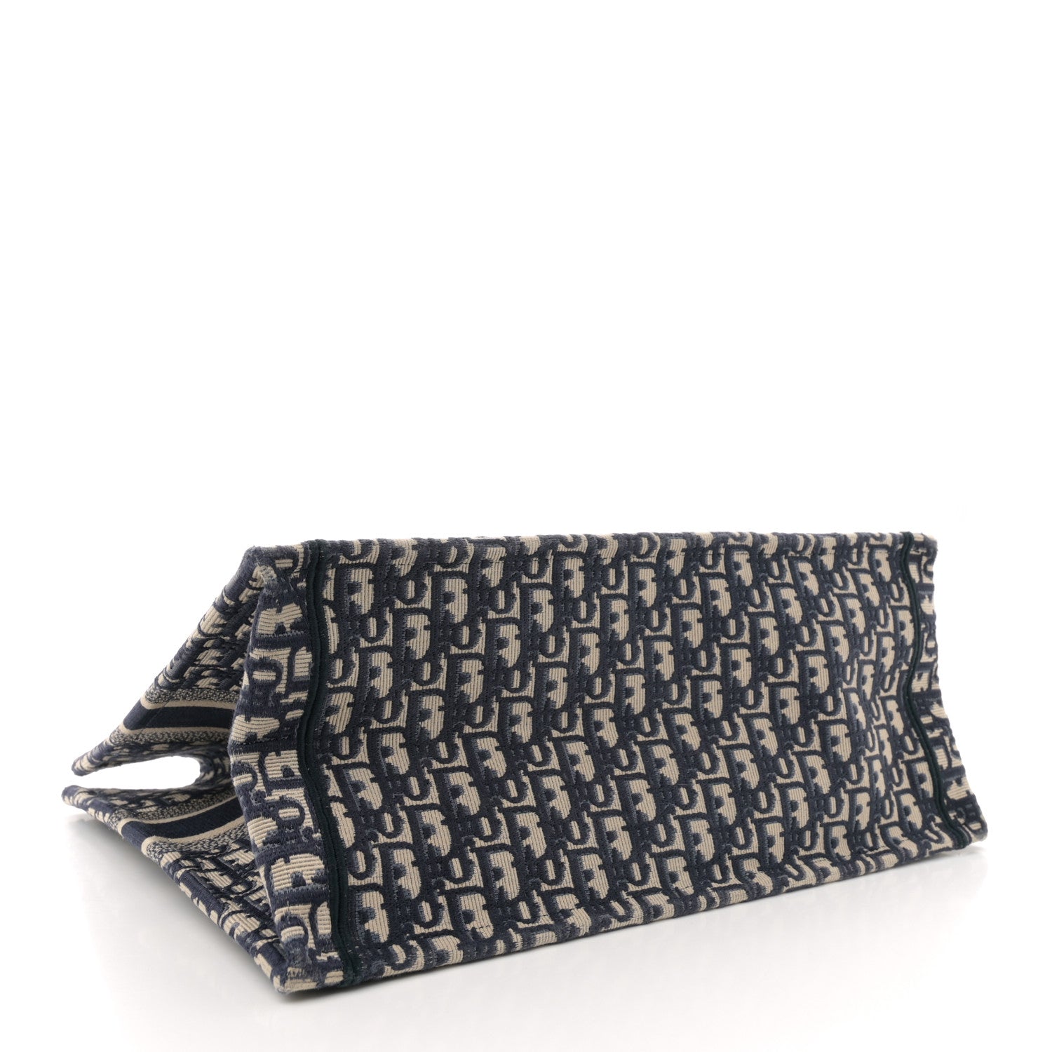 Oblique Large Book Tote Blue Multicolor