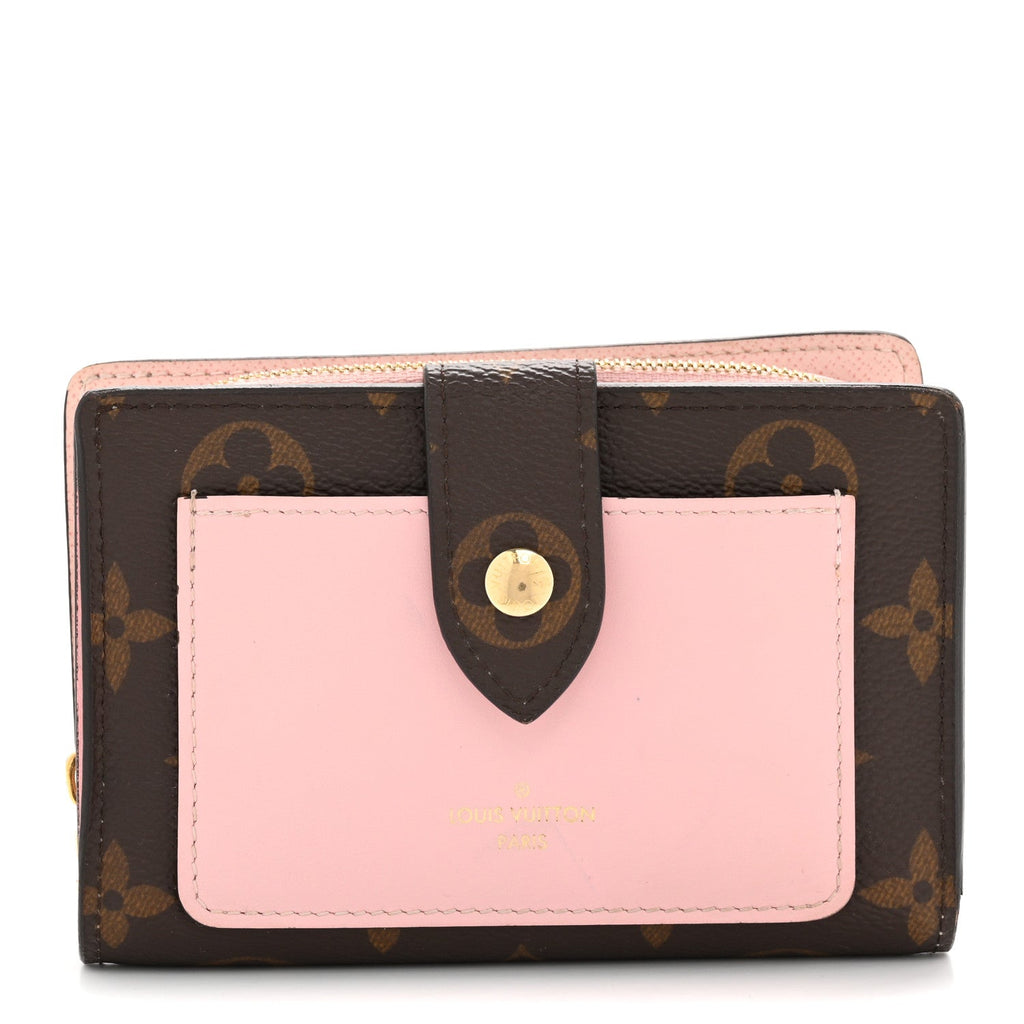 Monogram Juliette Wallet Rose Ballerine