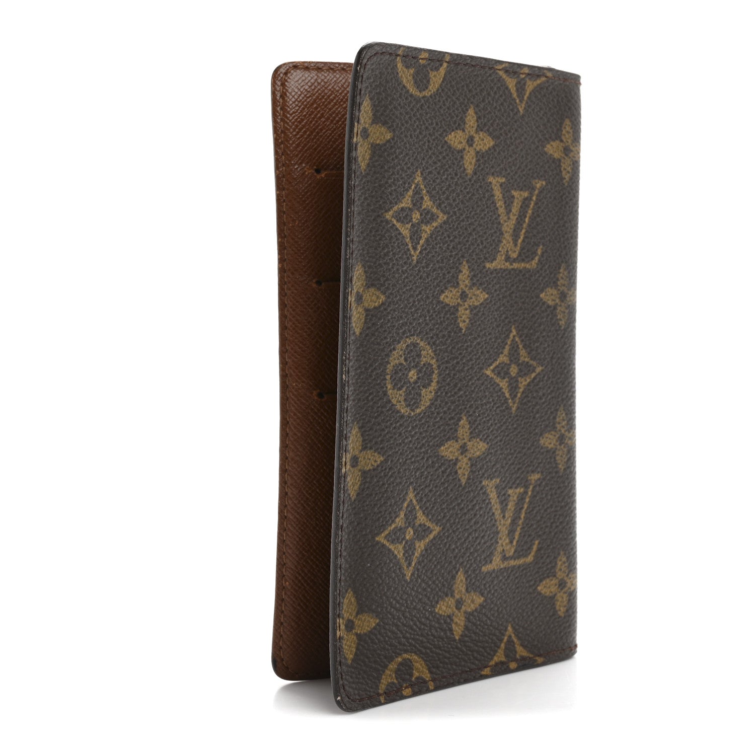 Monogram Checkbook Holder Case Wallet