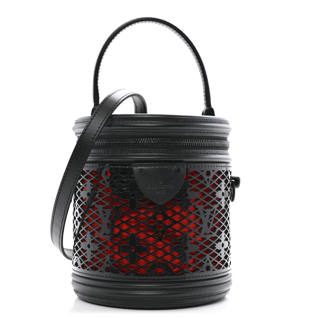 Patent Calfskin Monogram Cannes Black