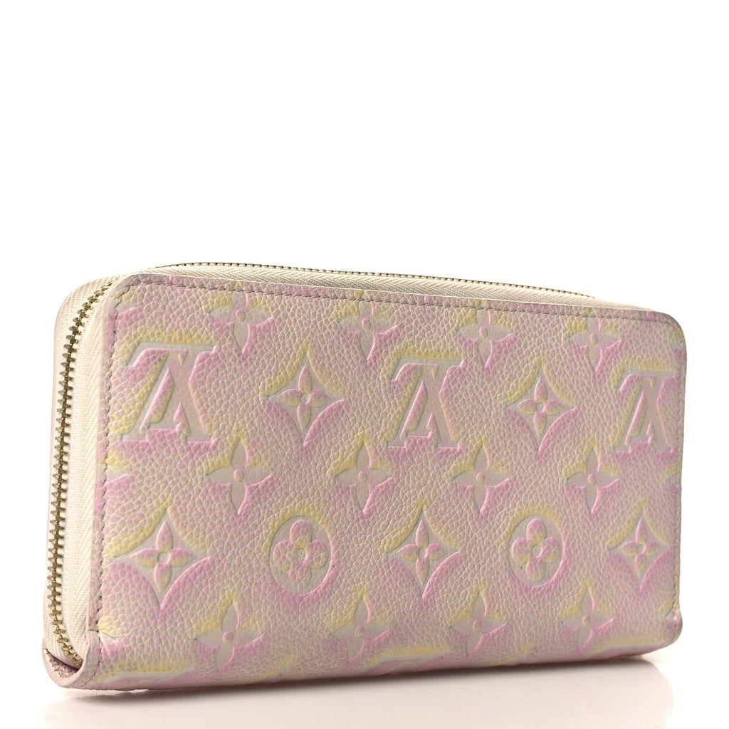 Empreinte Monogram Summer Stardust Zippy Wallet Pink