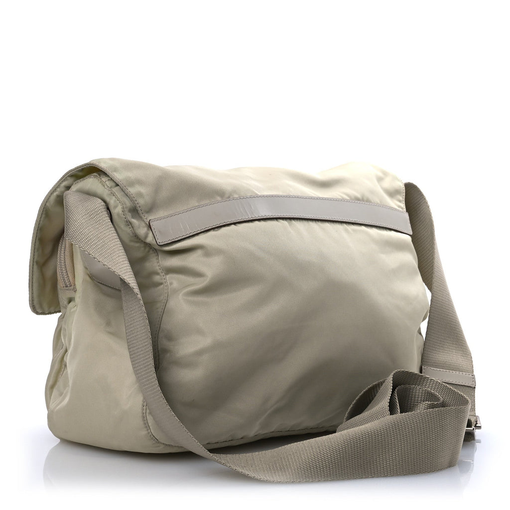 Tessuto Nylon Vela Messenger Bag Lino