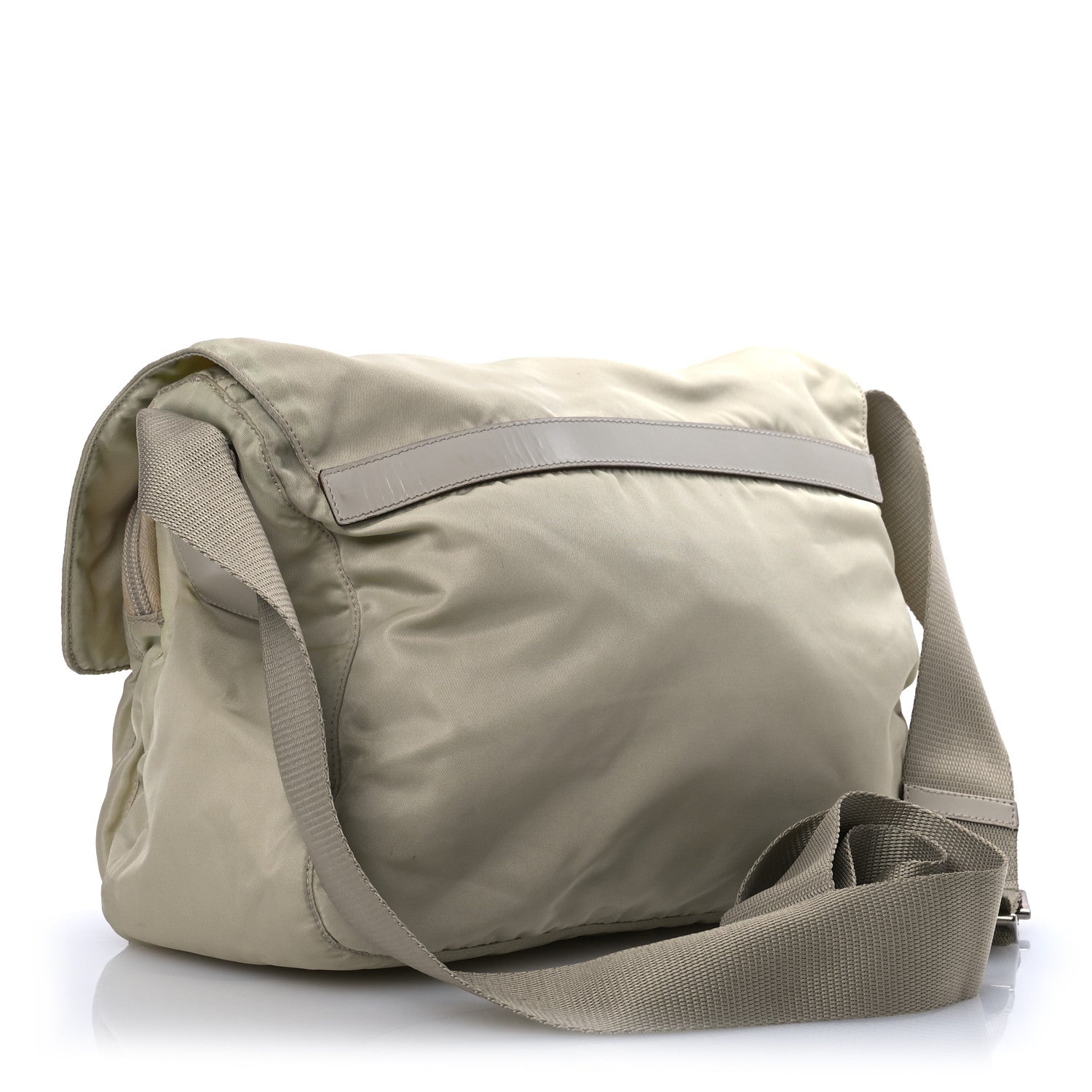 Tessuto Nylon Vela Messenger Bag Lino