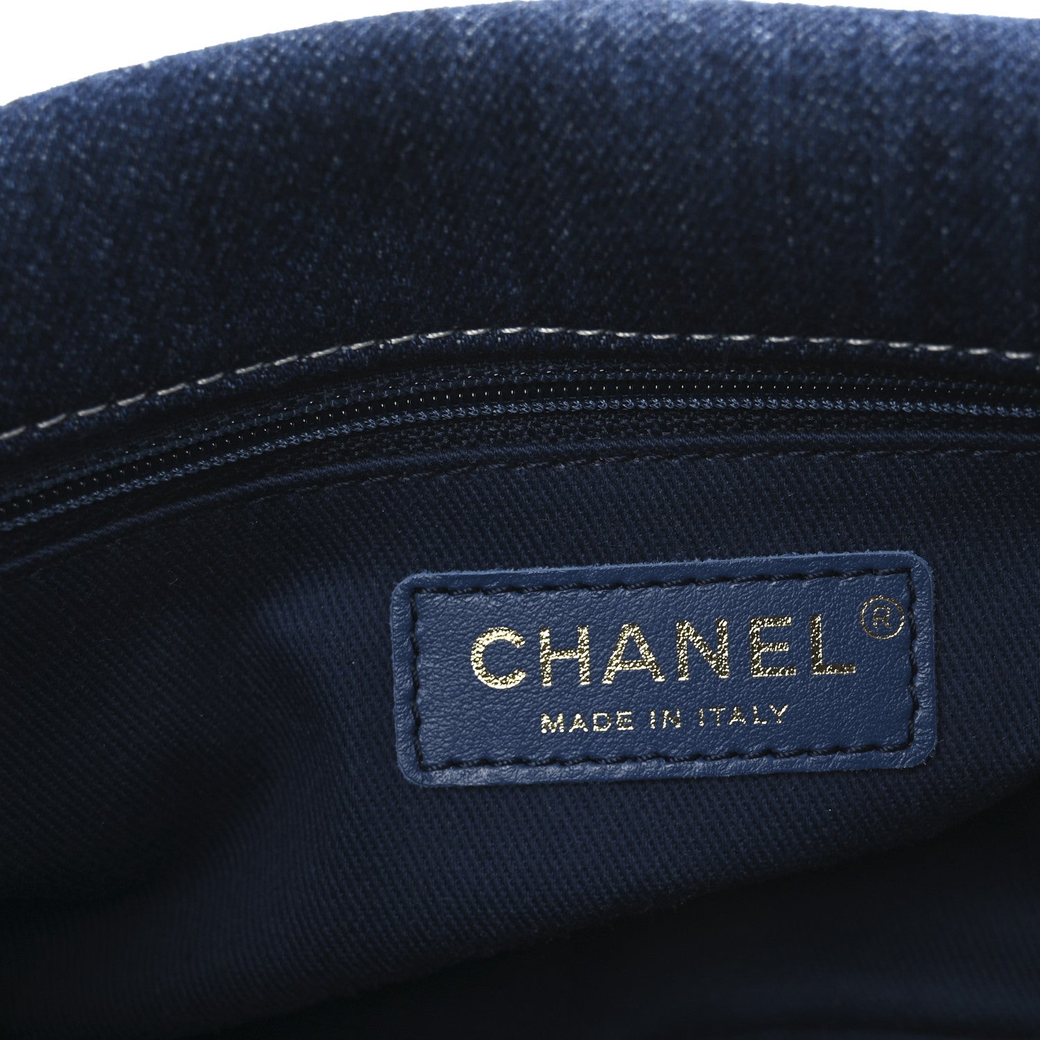 Denim Quilted Medium Denim Trip Single Flap Blue