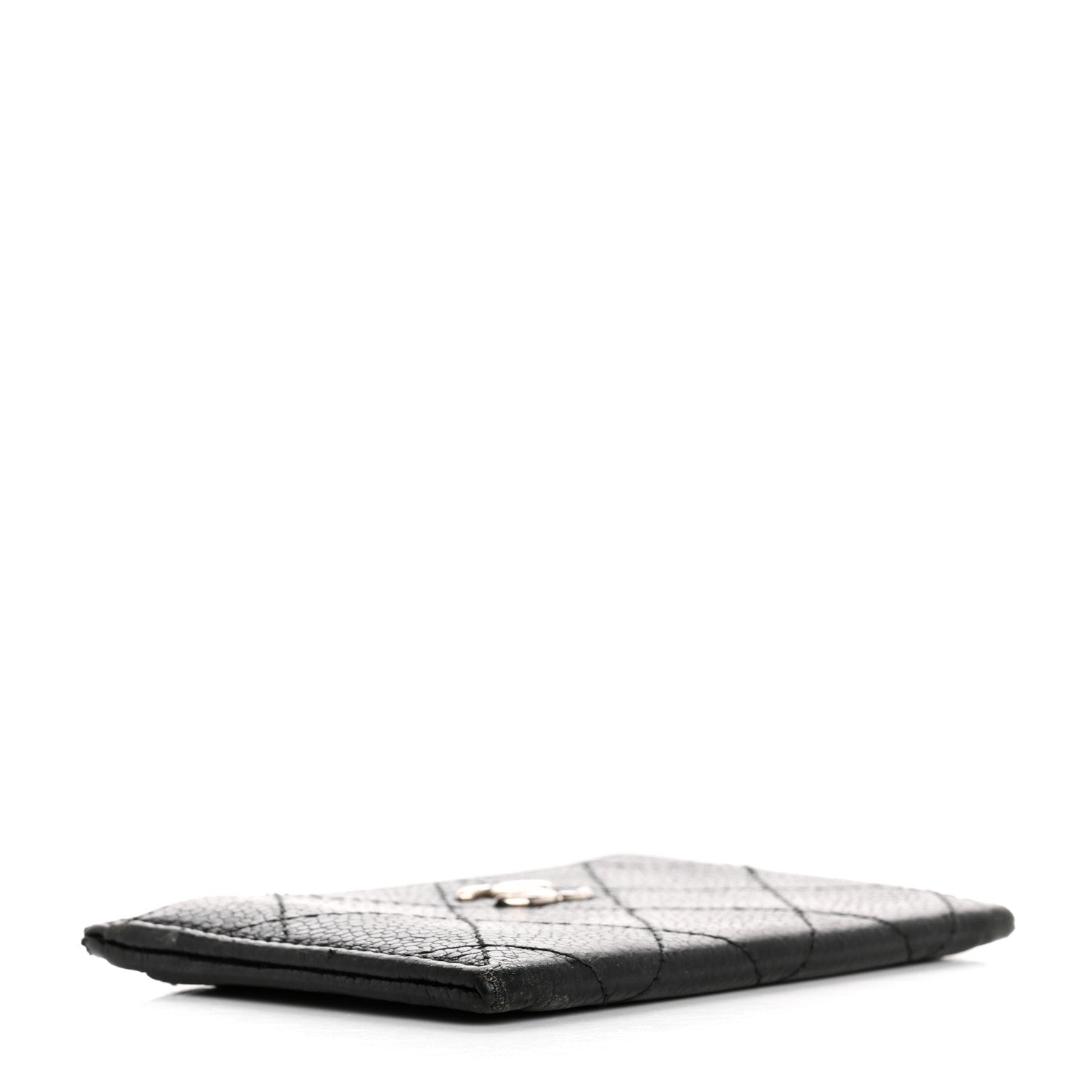 Caviar Quilted  Holder Black