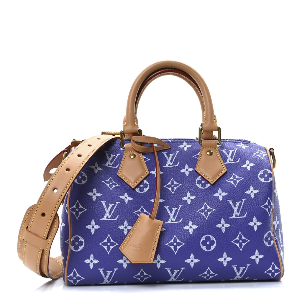 Calfskin Monogram Speedy P9 Bandouliere 25 Amethyst