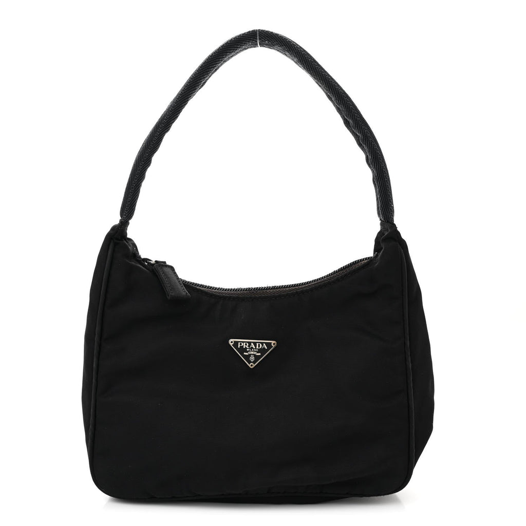 Tessuto Nylon Sport Mini Shoulder Bag Black