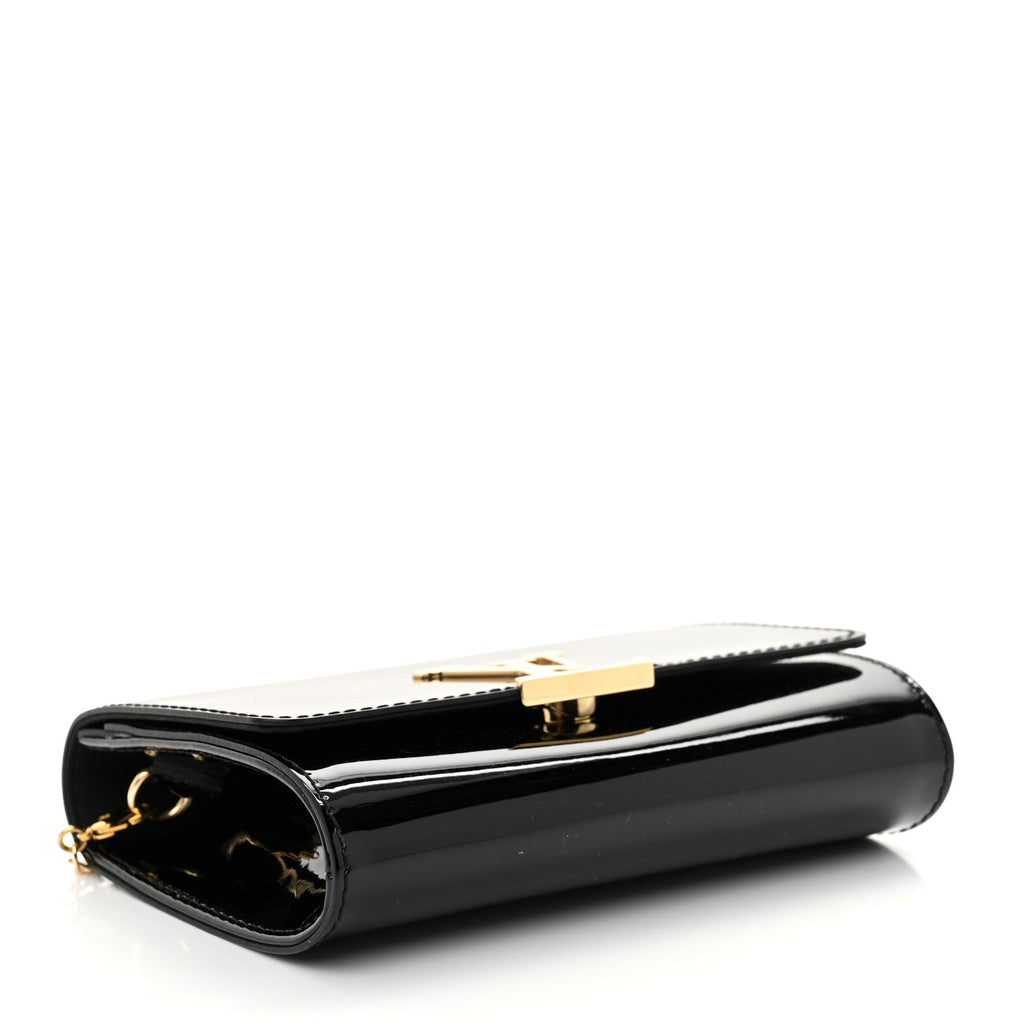 Patent Louise PM Chain Clutch Black