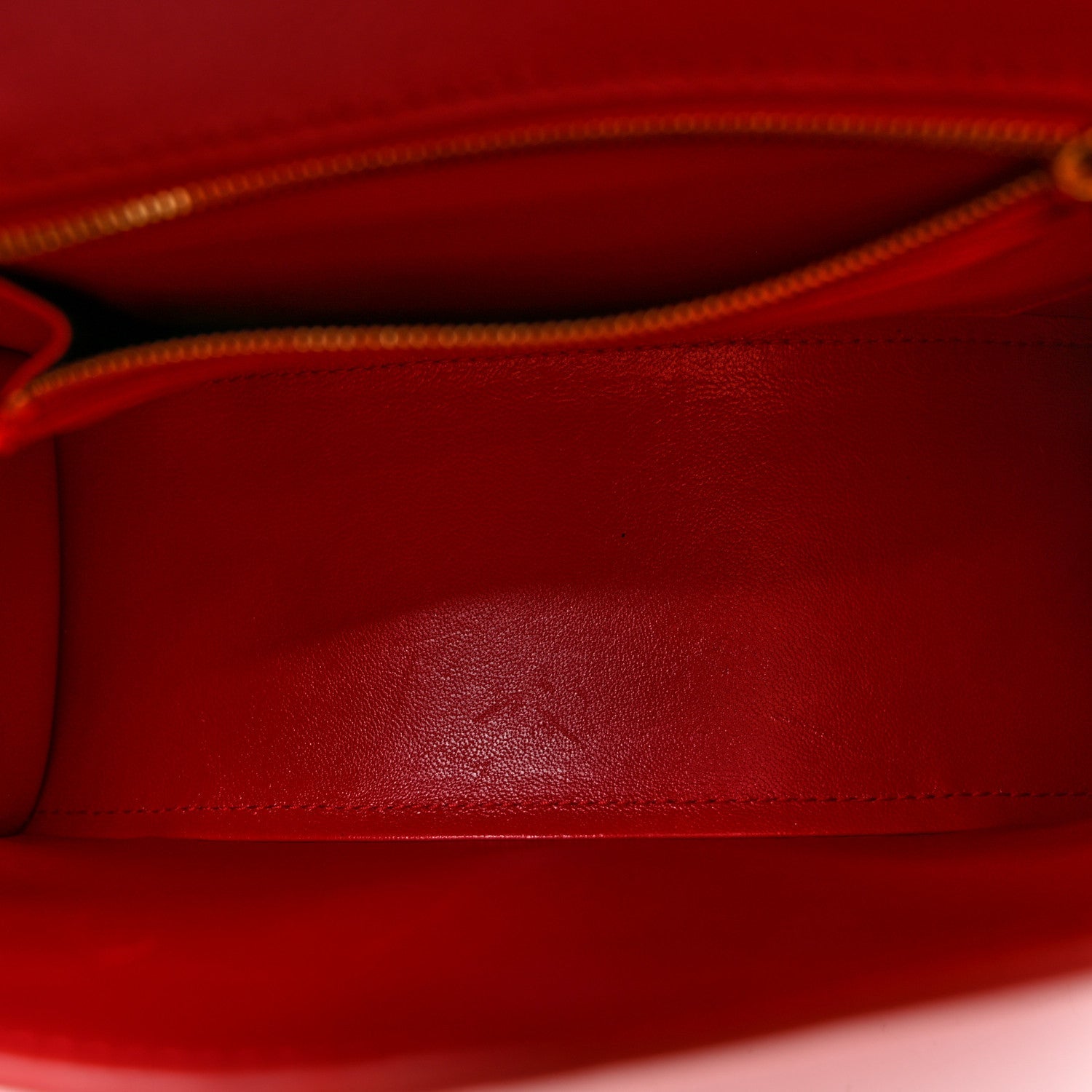 Shiny Box Calfskin Small Hourglass Top Handle Bag Bright Red