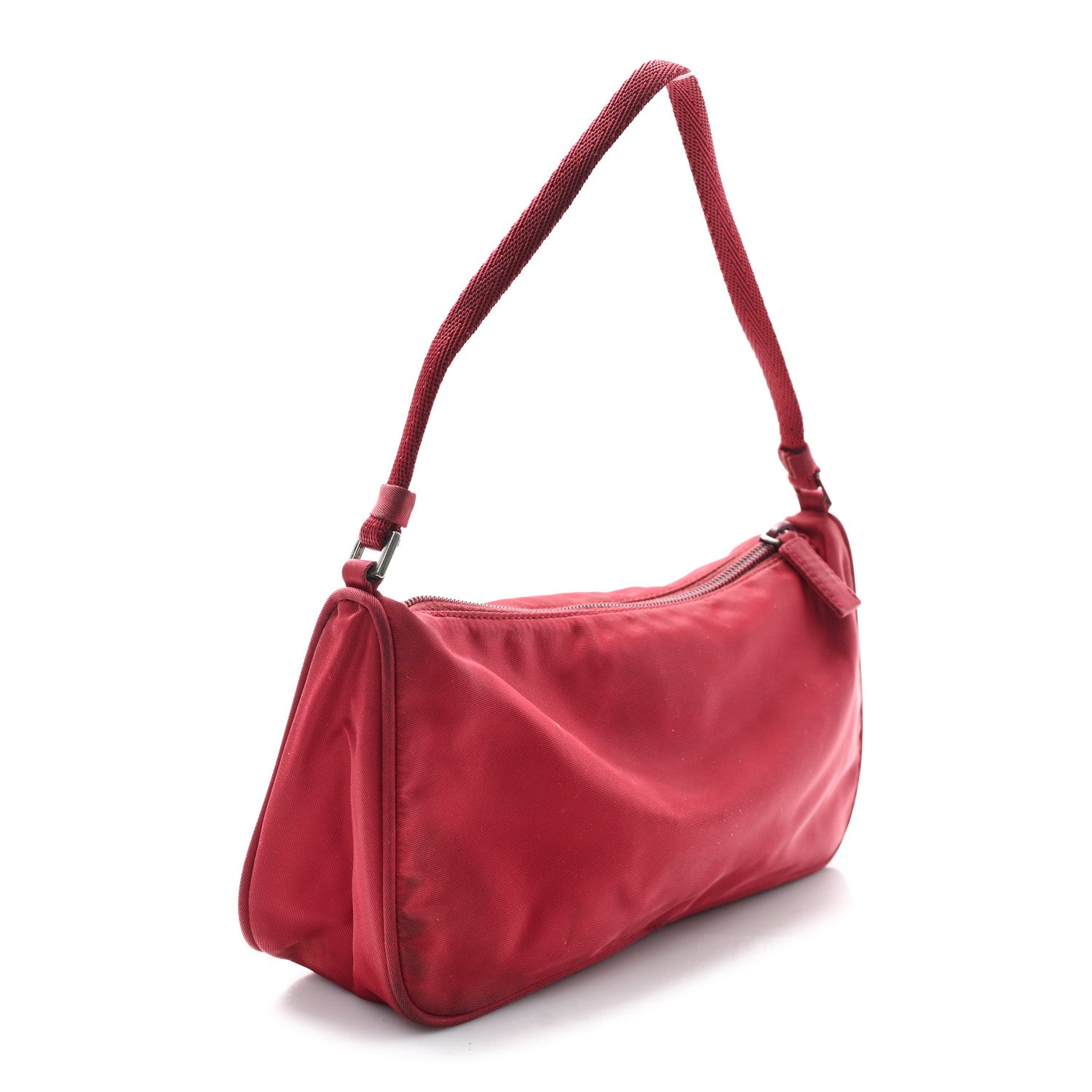 Tessuto Nylon Sport Pochette Bag Porpora