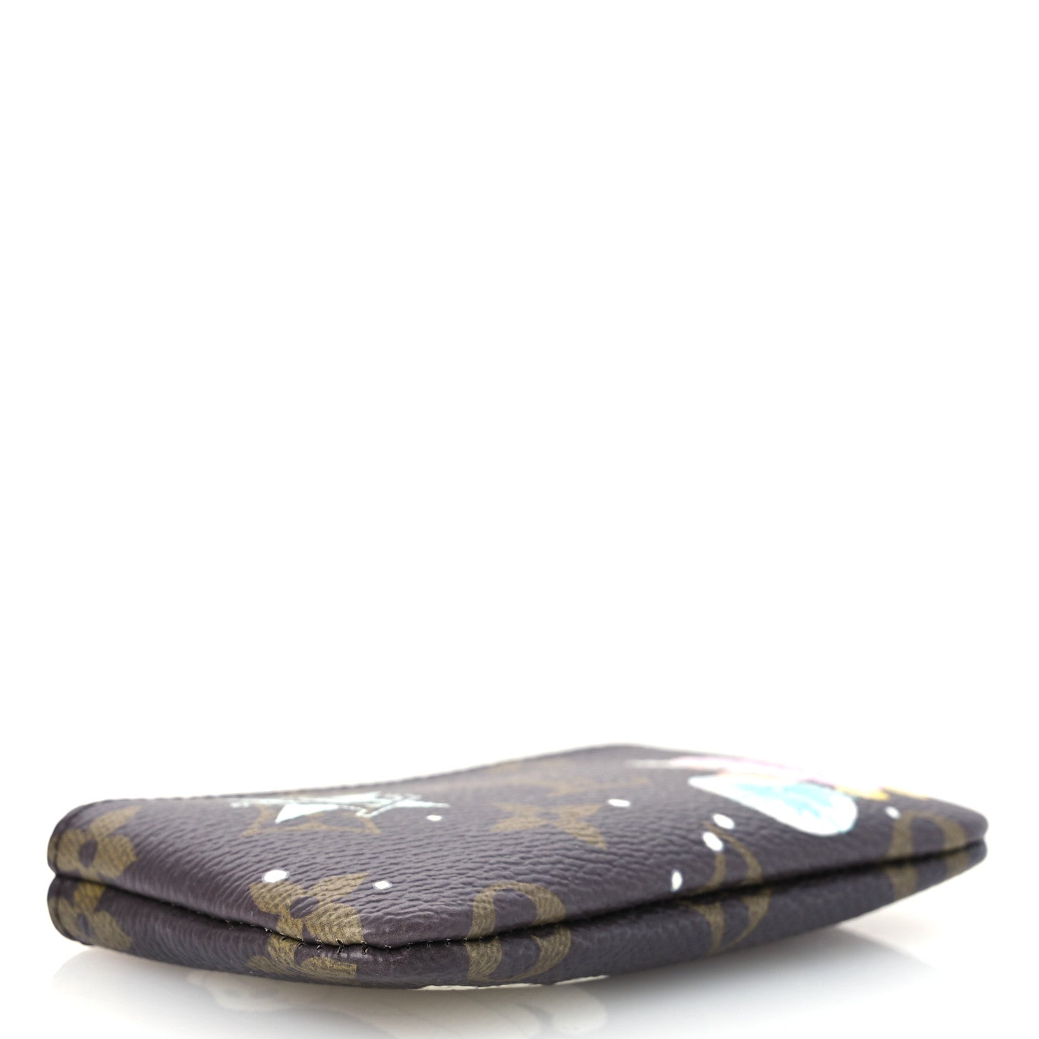 Monogram 2025 Christmas Animation Key Pouch Azur Frost