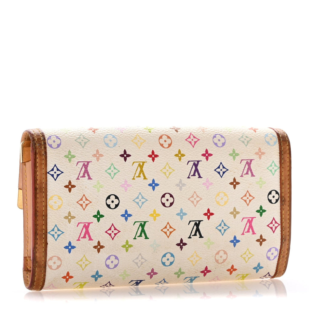 Monogram Multicolor Porte Tresor International Wallet White
