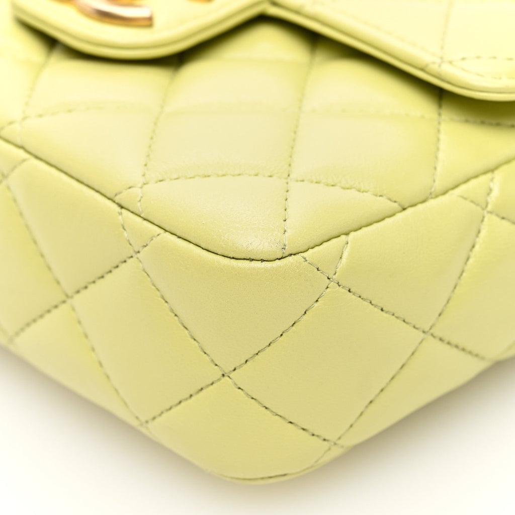 Lambskin Quilted Casino Chips  Green