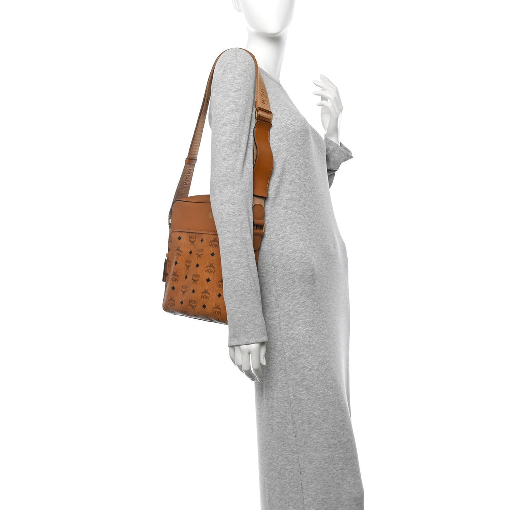 Calfskin Visetos Ottomar Messenger Cognac