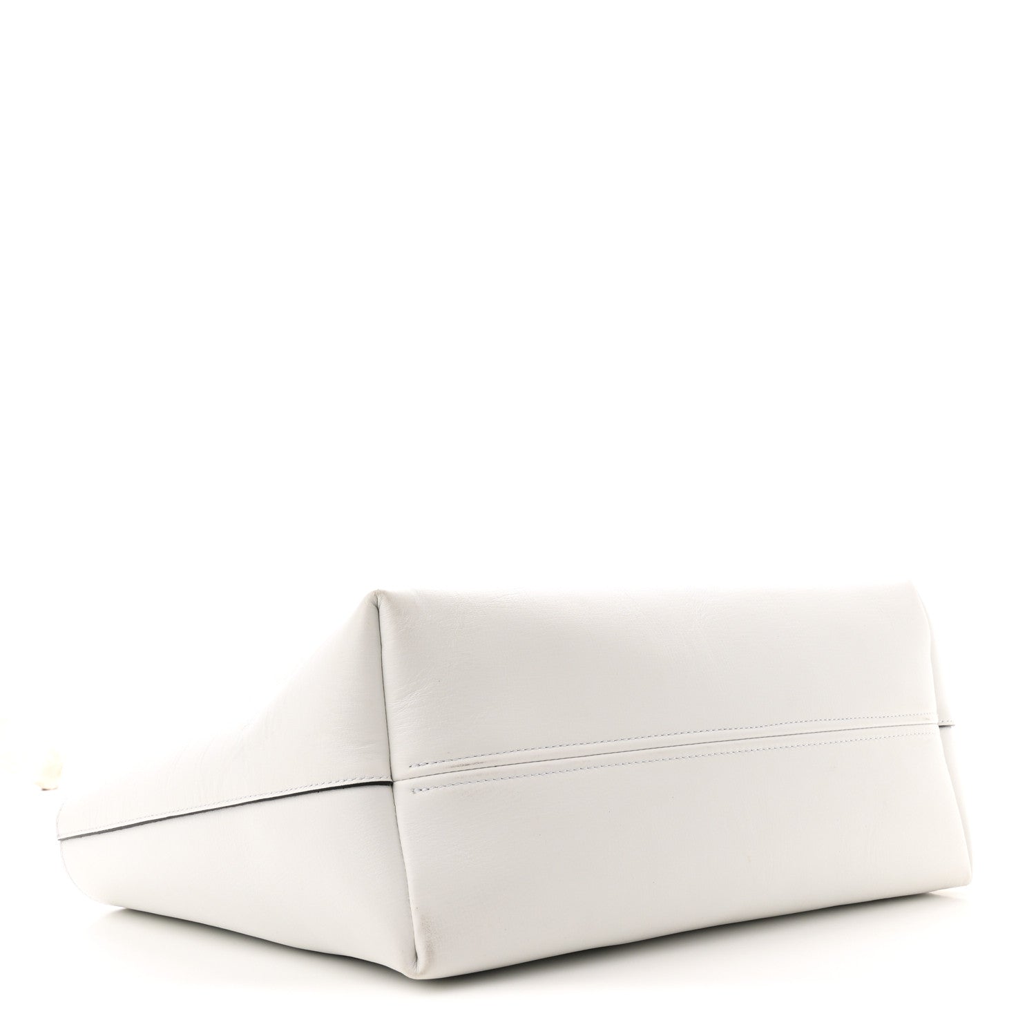 Calfskin Small Marcie Tote White
