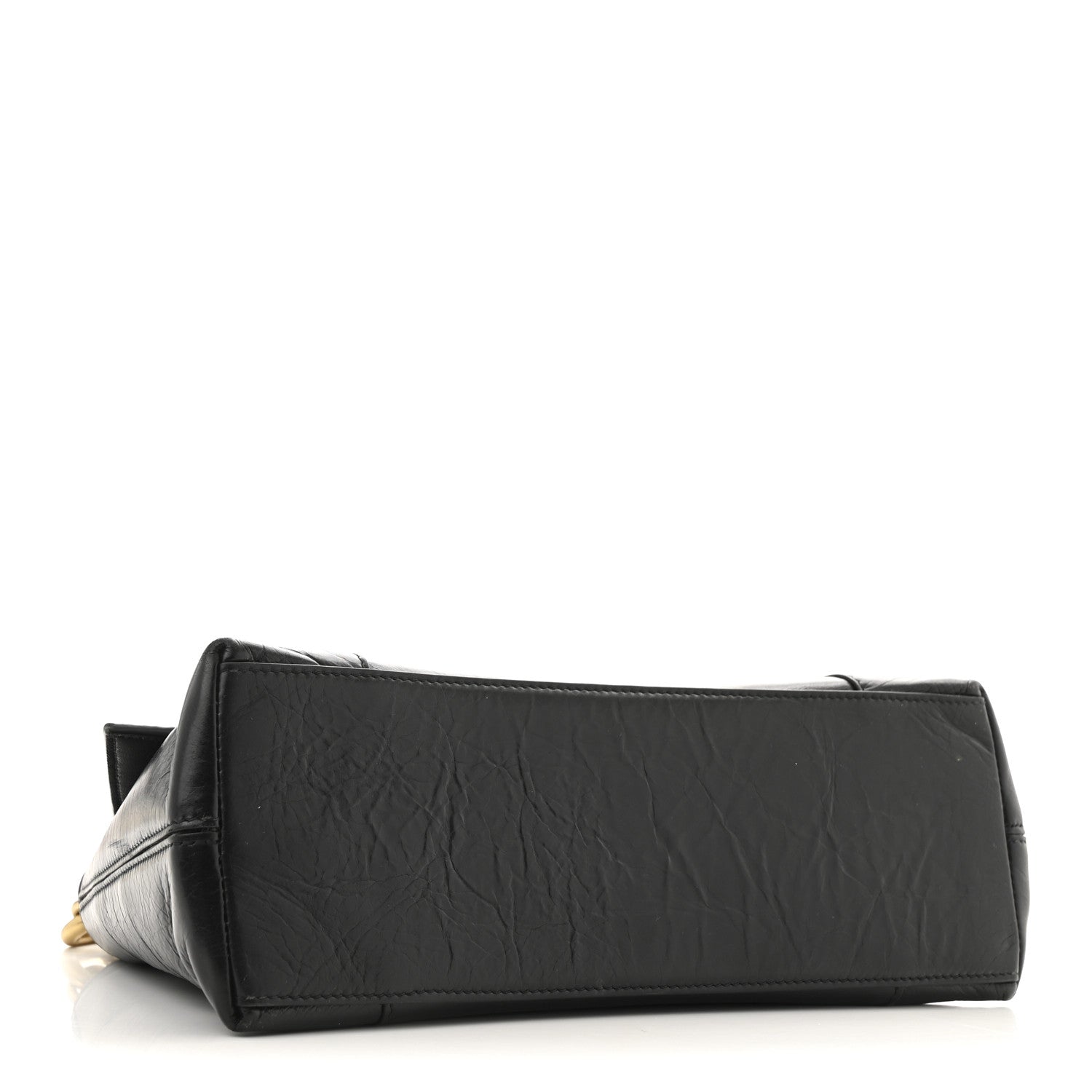 Paper Calfskin S Downtown Chain Shoulder Bag Black
