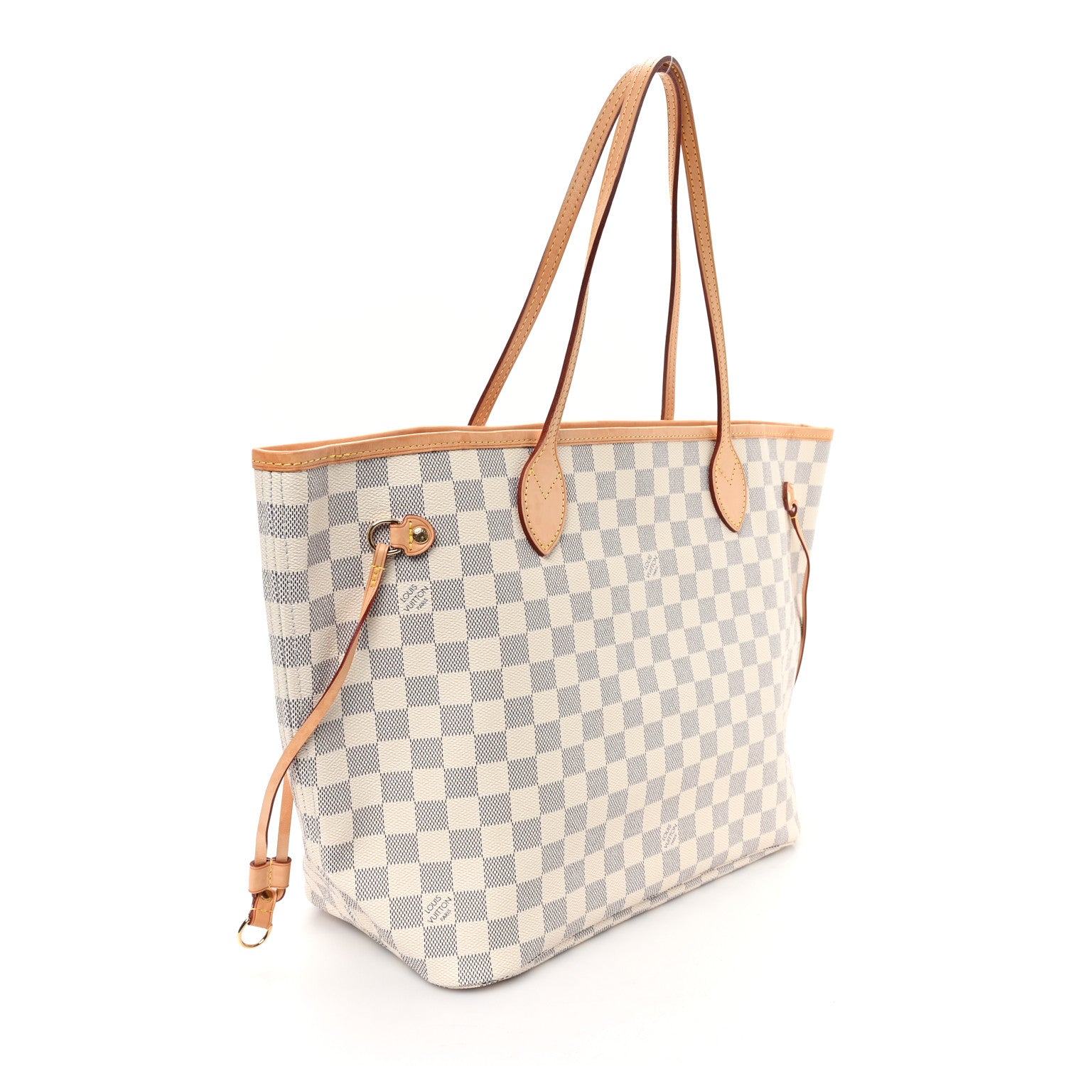 Damier Azur Neo Neverfull MM Rose Ballerine