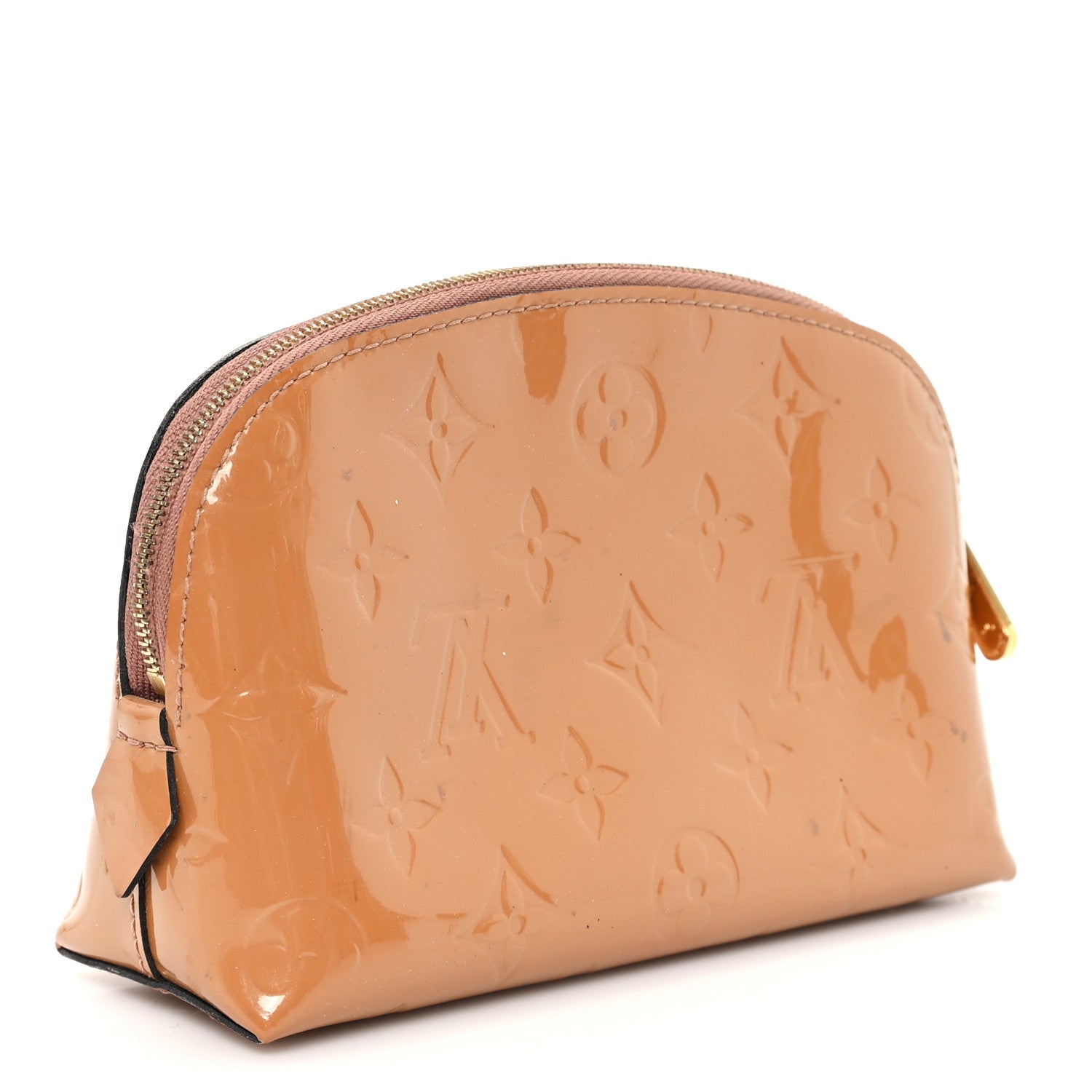 Vernis Cosmetic Pouch Rose Velours