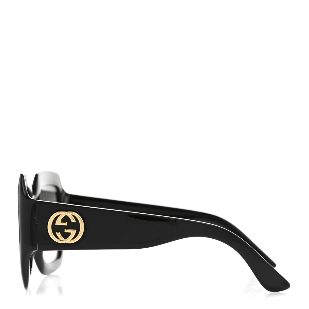 Acetate Square Frame Sunglasses GG0053S Black
