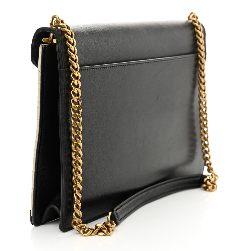 Vintage Lambskin Gaby Chain Bag Black
