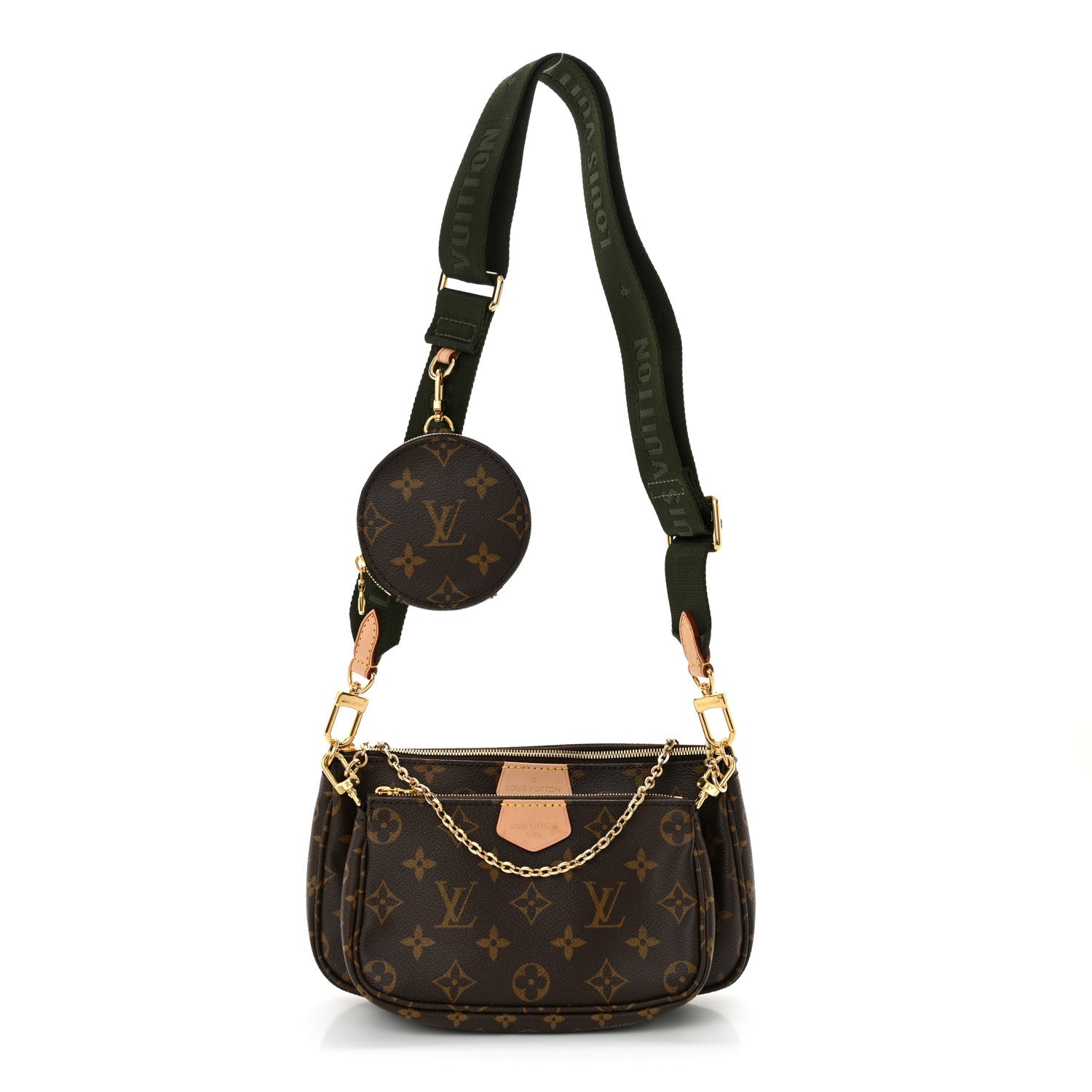 Monogram Multi Pochette Accessories Kaki