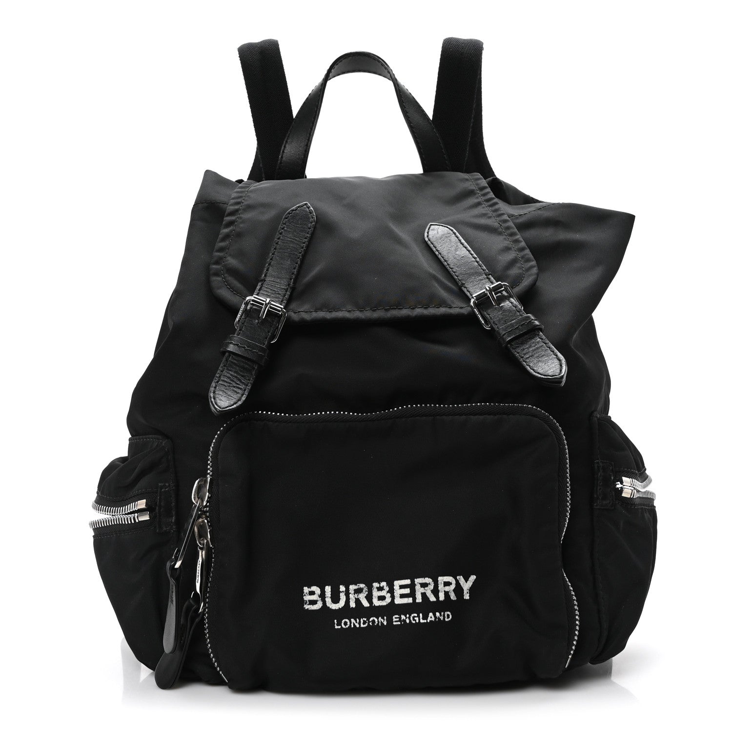 Nylon Logo Print Small Rucksack Backpack