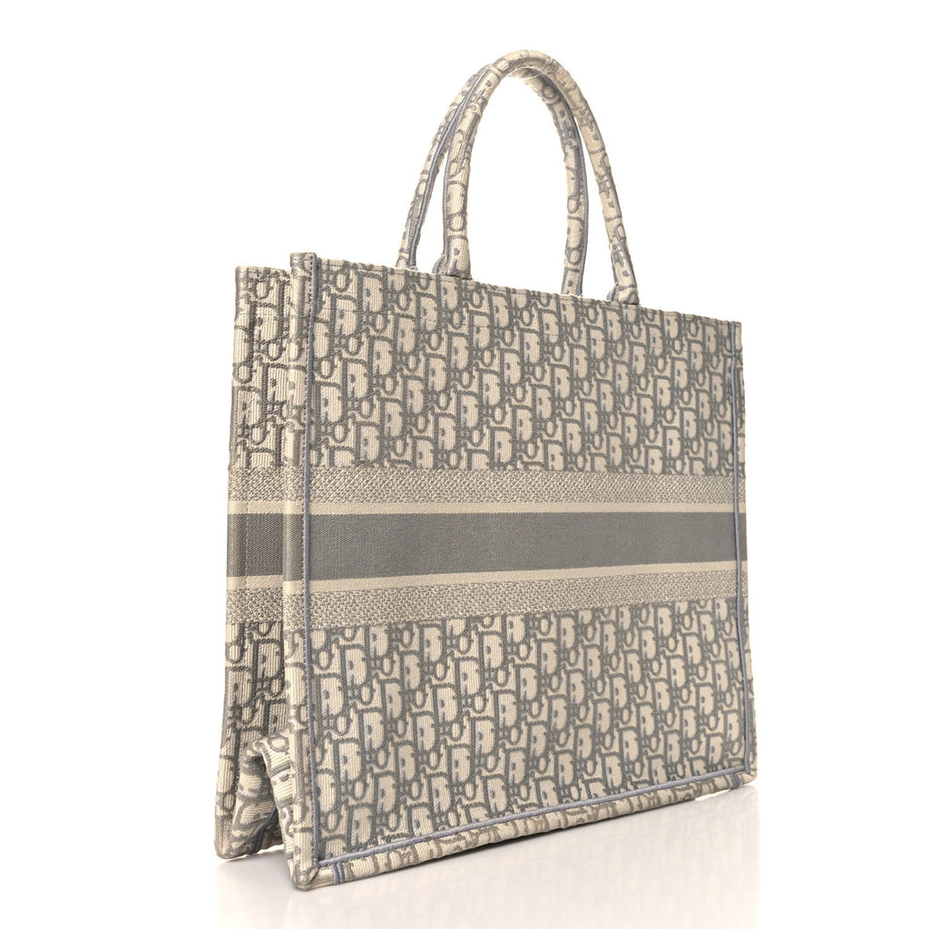 Oblique Large Book Tote Grey
