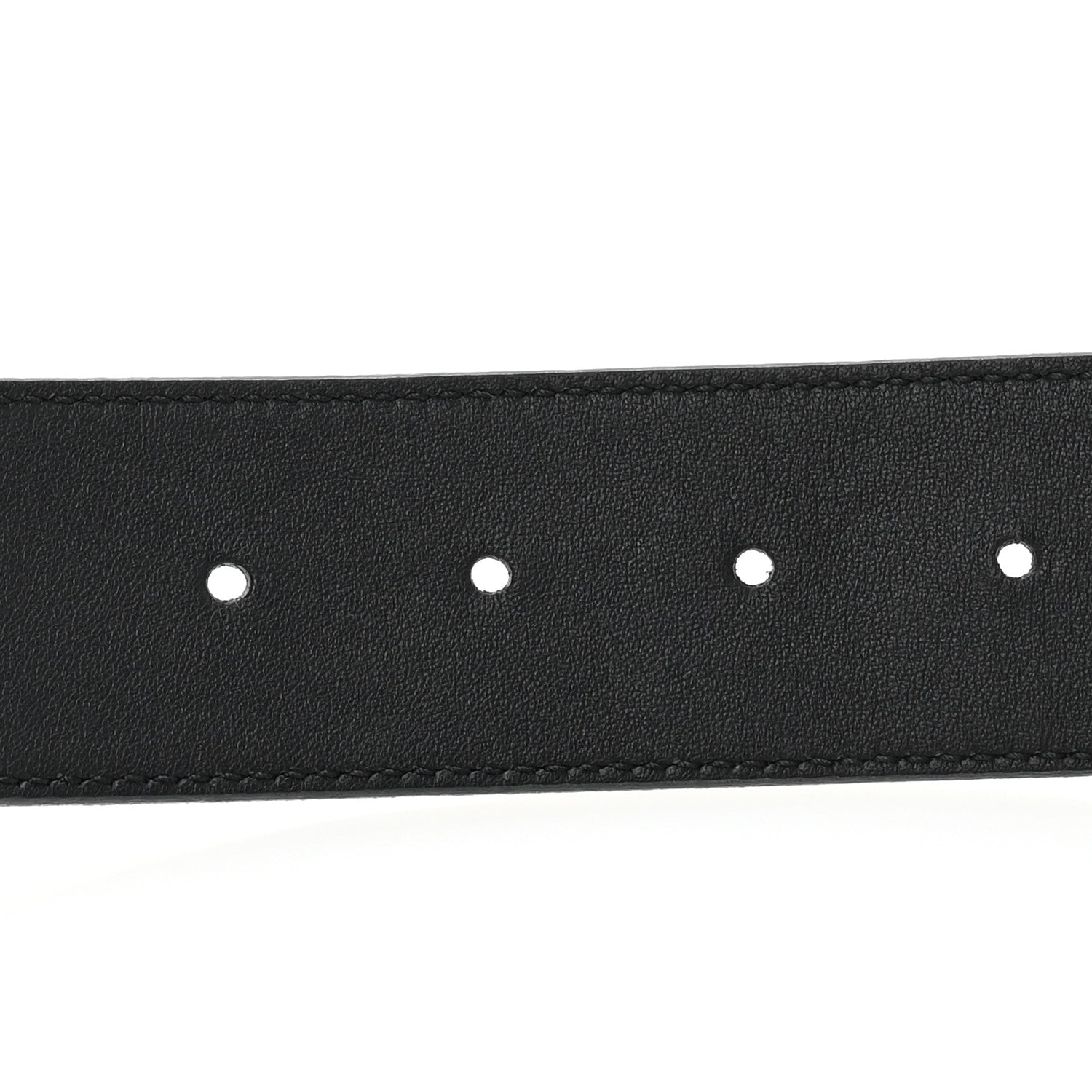 Textured Calfskin Double G 40mm Belt 85 34 Black
