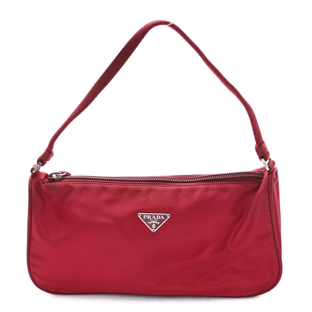 Tessuto Nylon Sport Pochette Bag Porpora