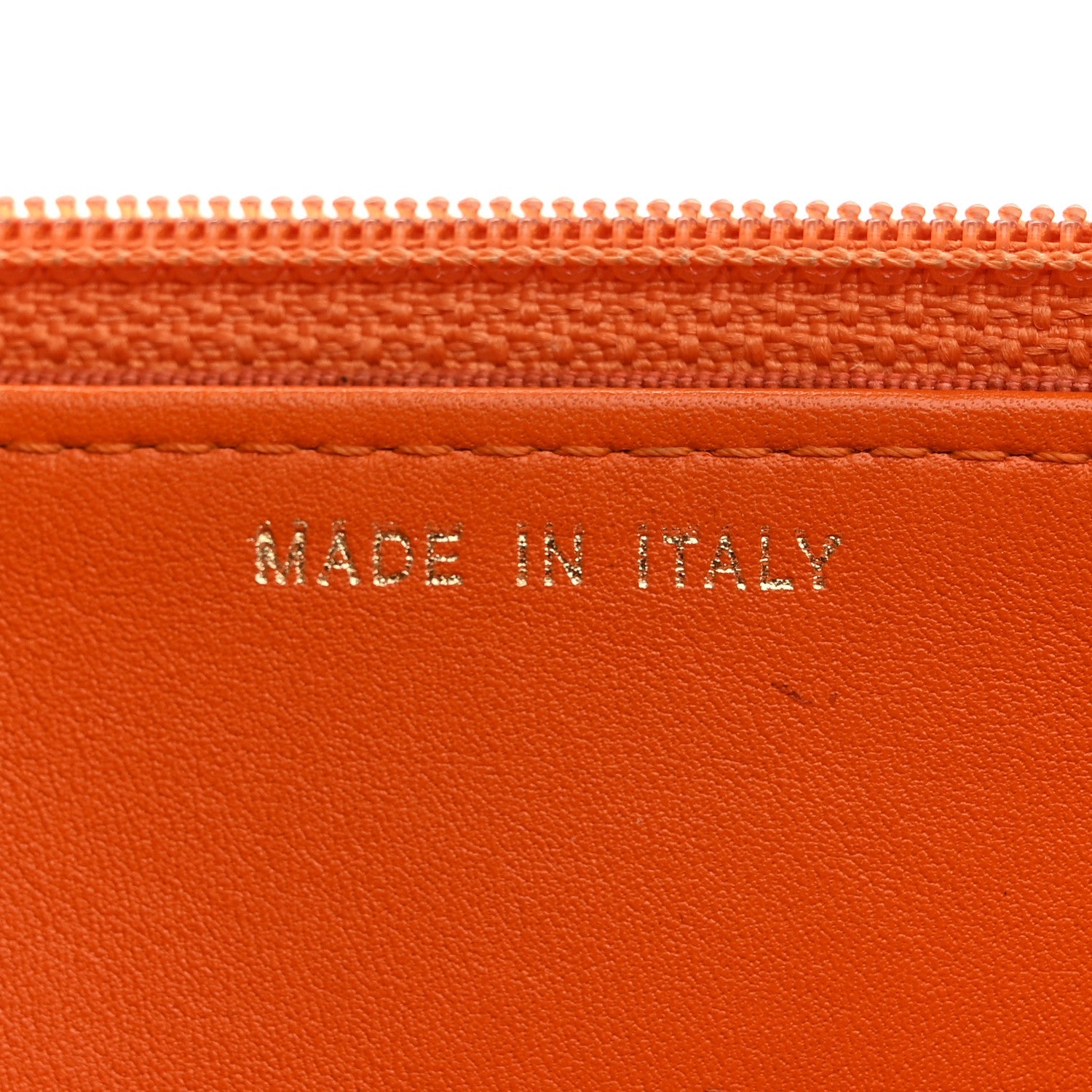Snakeskin Wallet On Chain WOC Orange