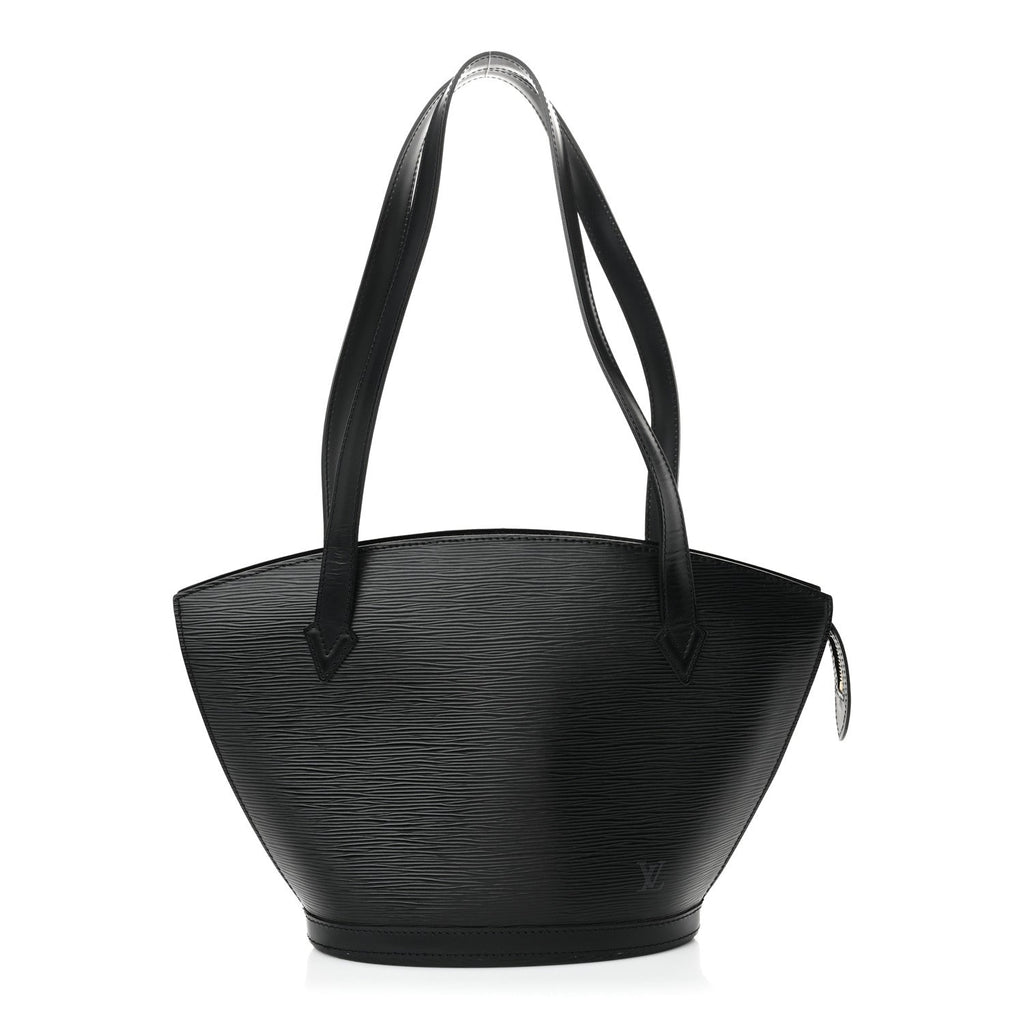 Epi Saint Jacques PM Long Straps Black
