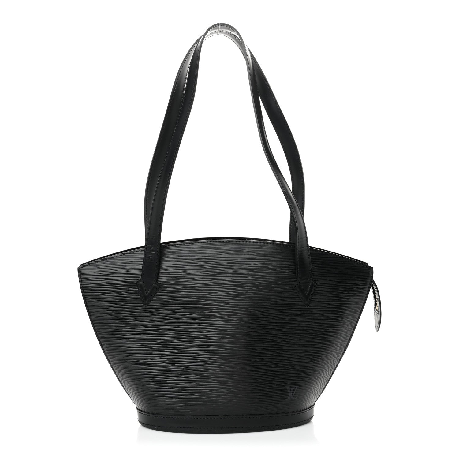 Epi Saint Jacques PM Long Straps Black