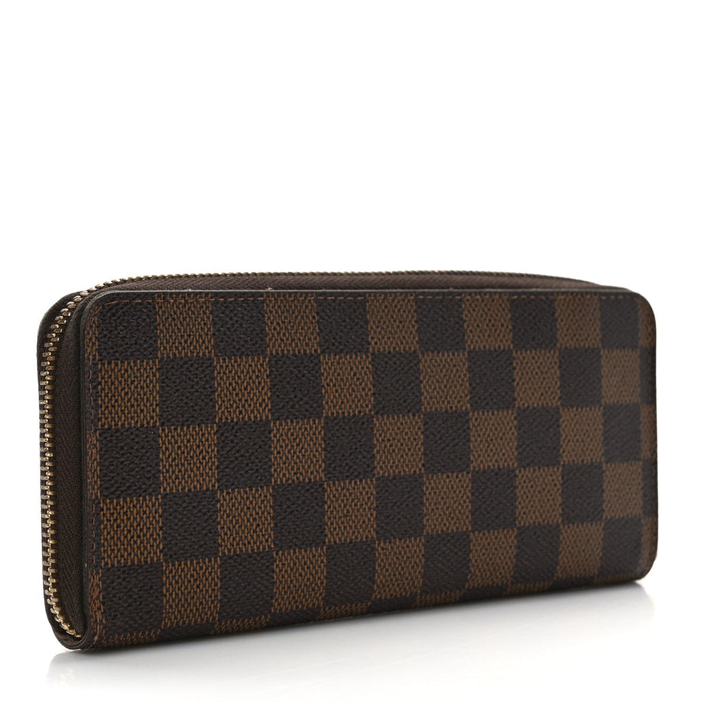 Damier Ebene Clemence Wallet Rose Ballerine