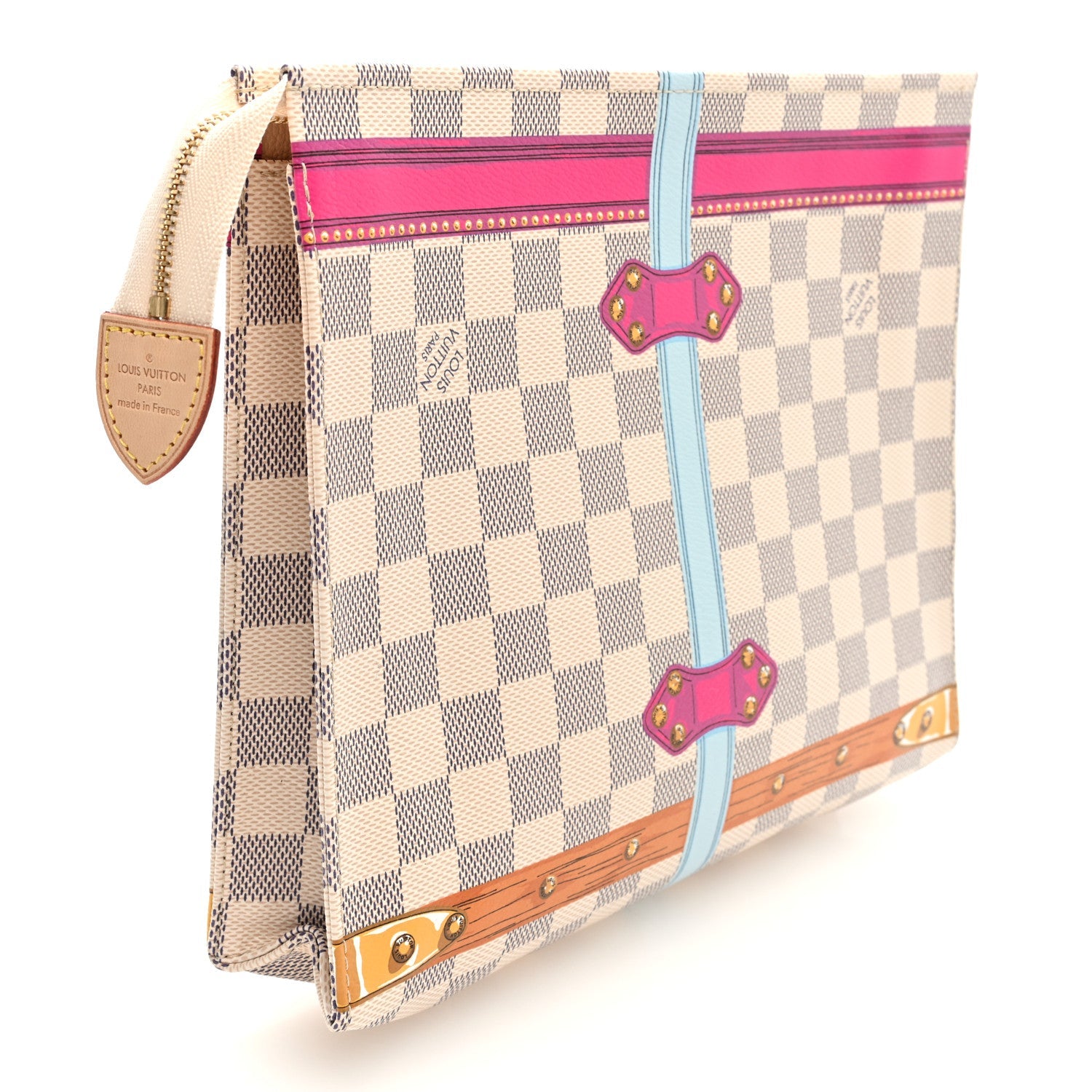 Damier Azur Summer Trunks Hawaii Toiletry Pouch 26