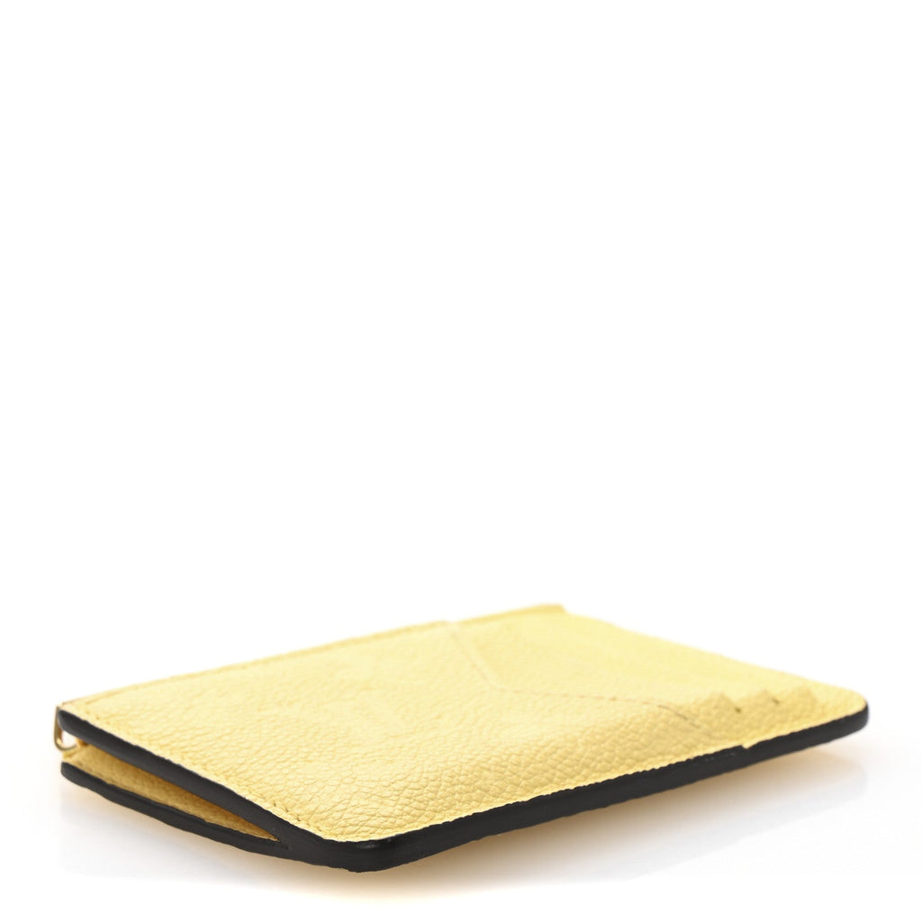 Empreinte Monogram Zipped Romy  Holder Jaune