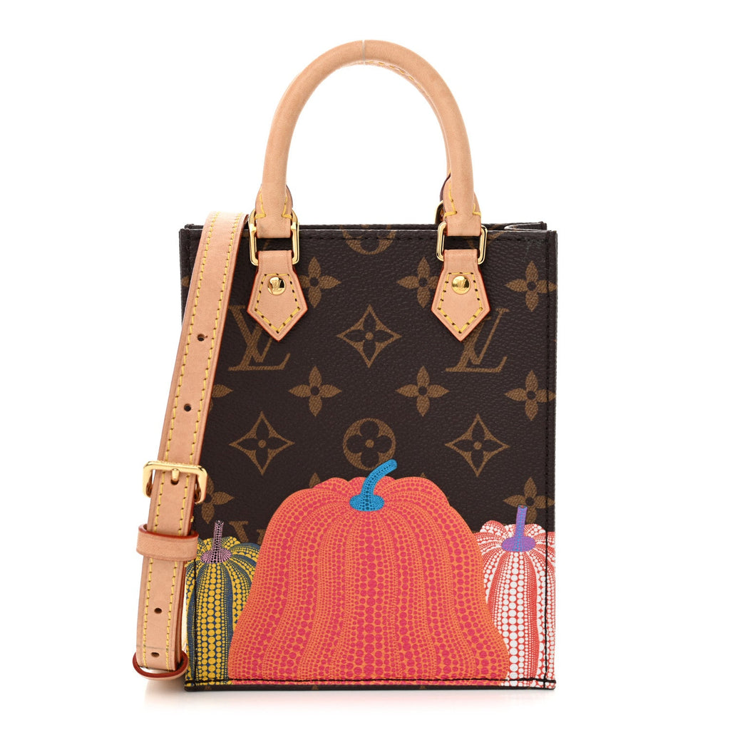 LV X YK Monogram Pumpkin Petit Sac Plat Multicolor