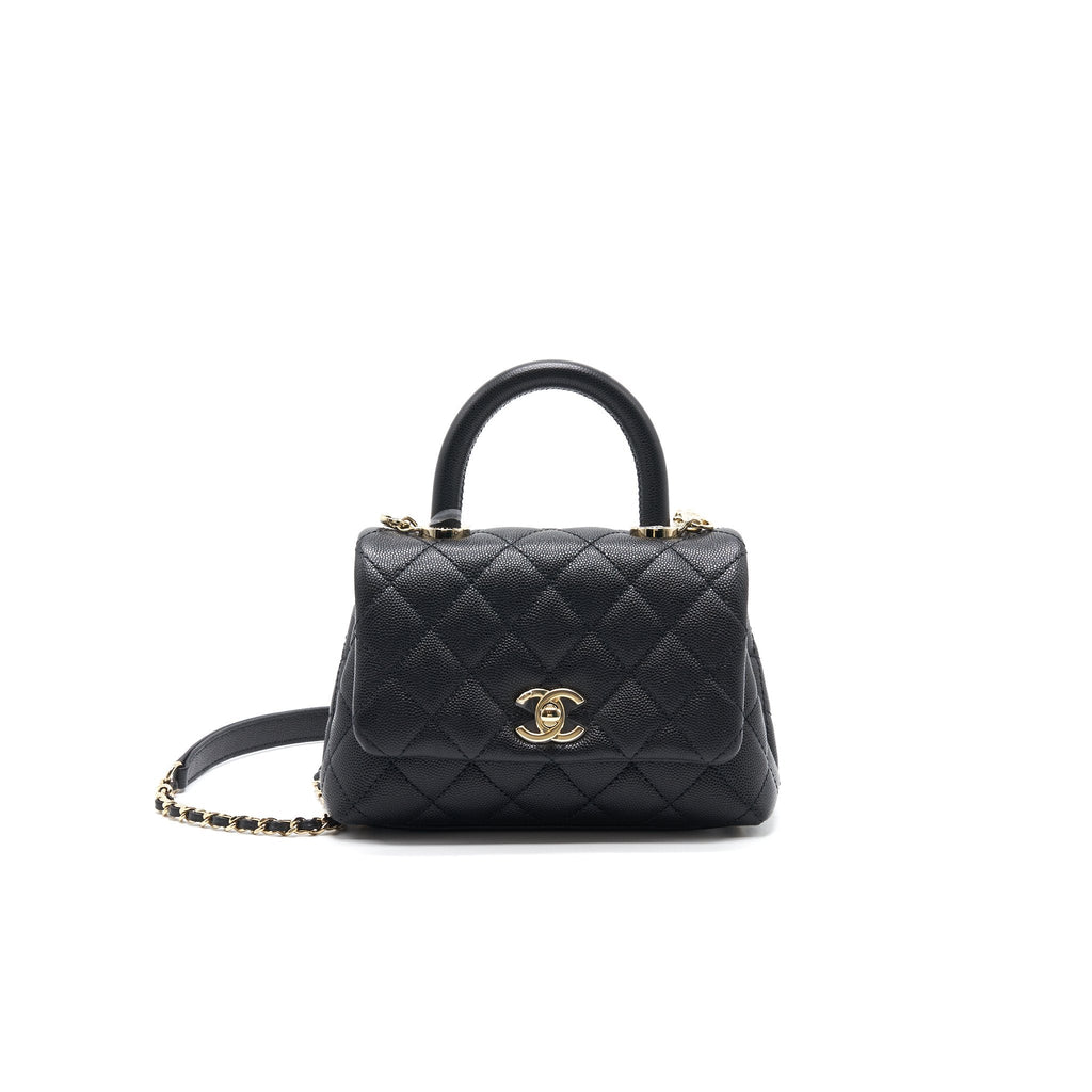 Chanel Coco Handle Extra Mini Black L serial30