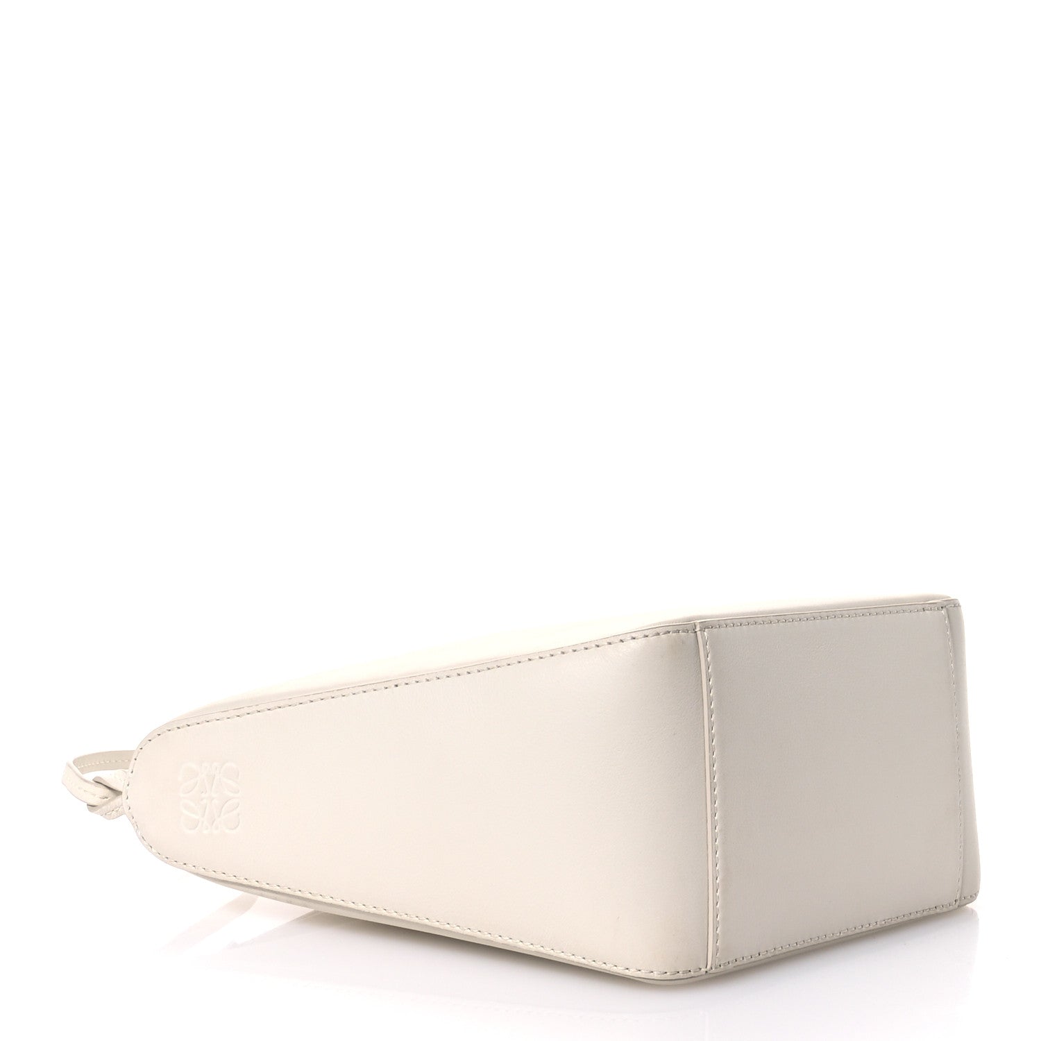 Calfskin Mini Hammock Hobo Soft White