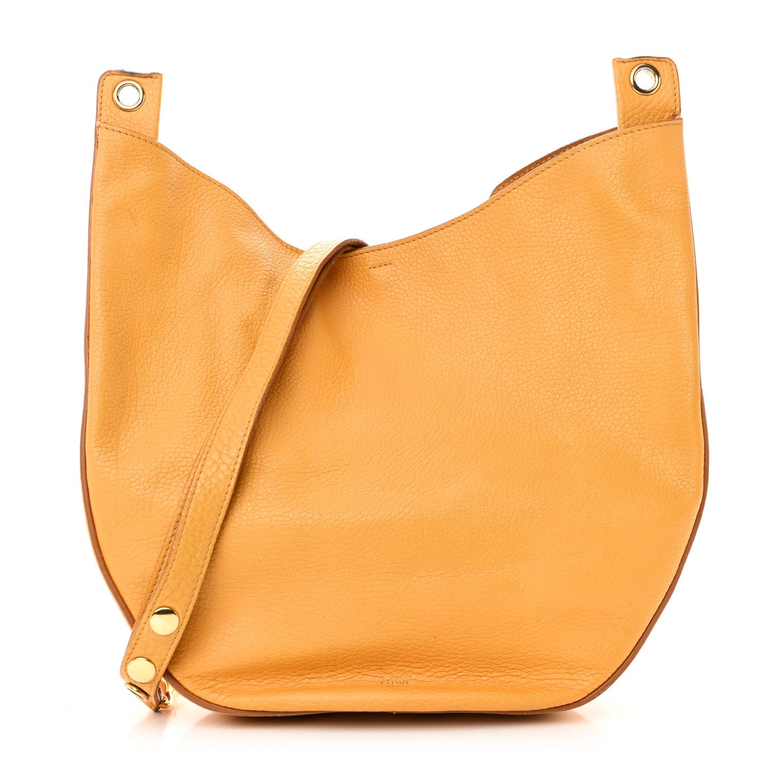 Supple Calfskin Medium Hobo Saffron