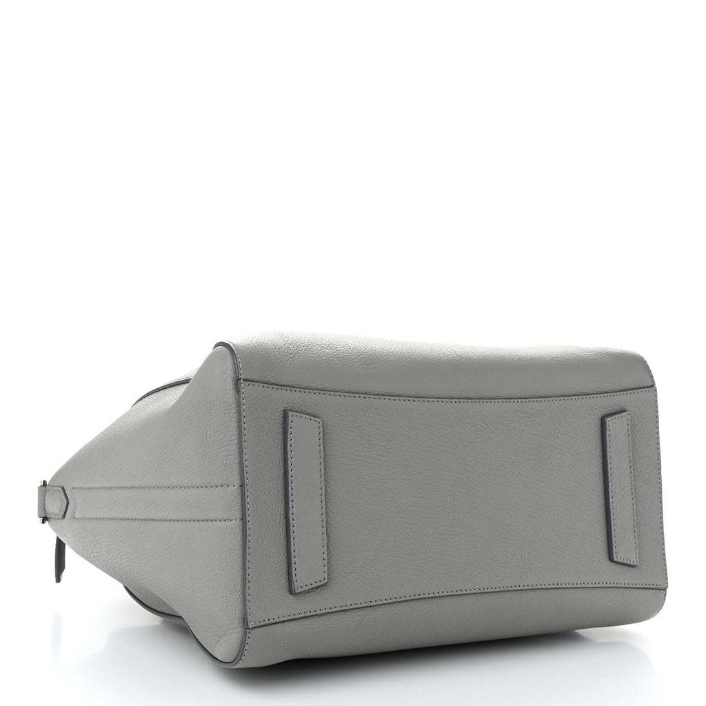 Sugar Goatskin Medium Antigona Pearl Grey