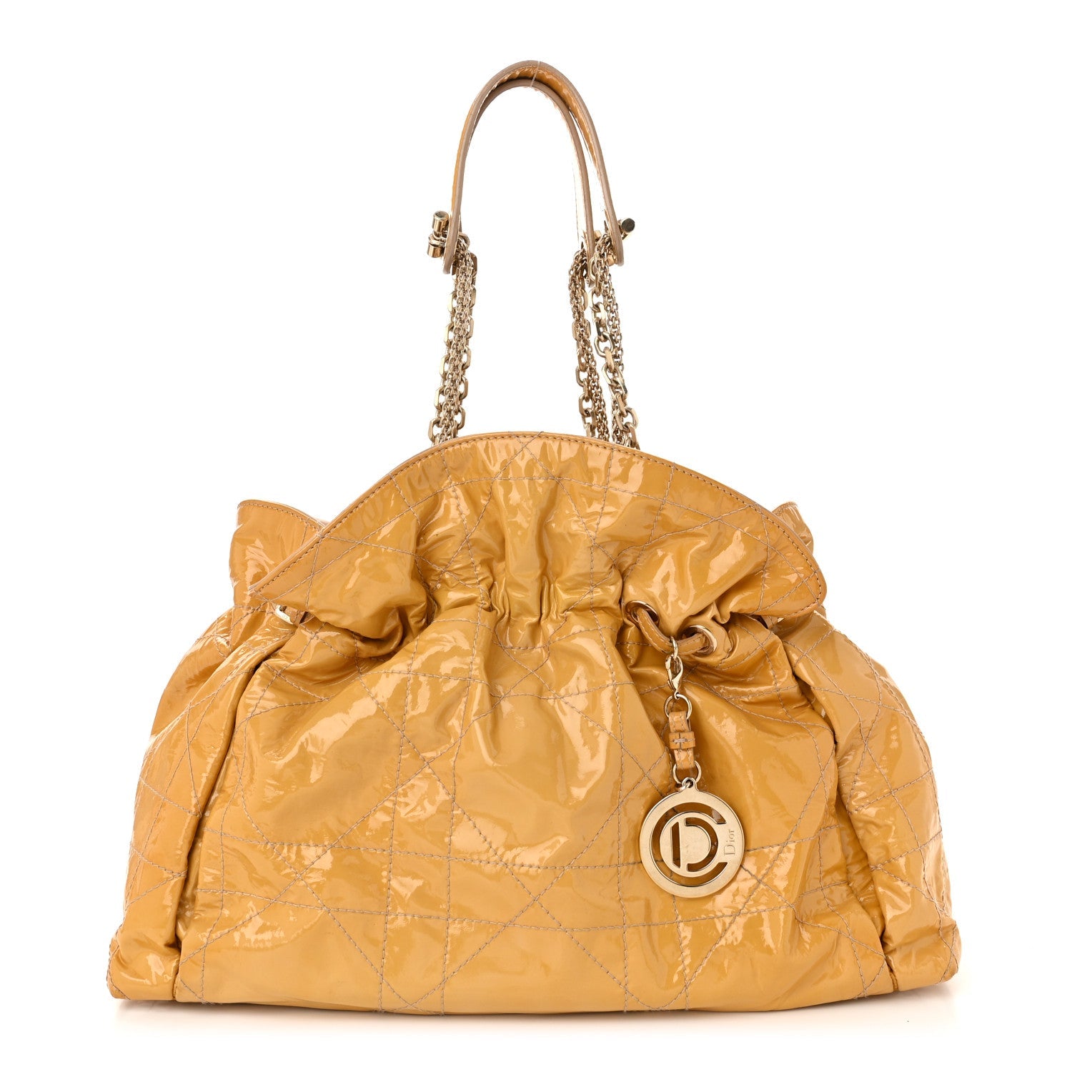 Patent Cannage Medium Le Trente Tote Beige