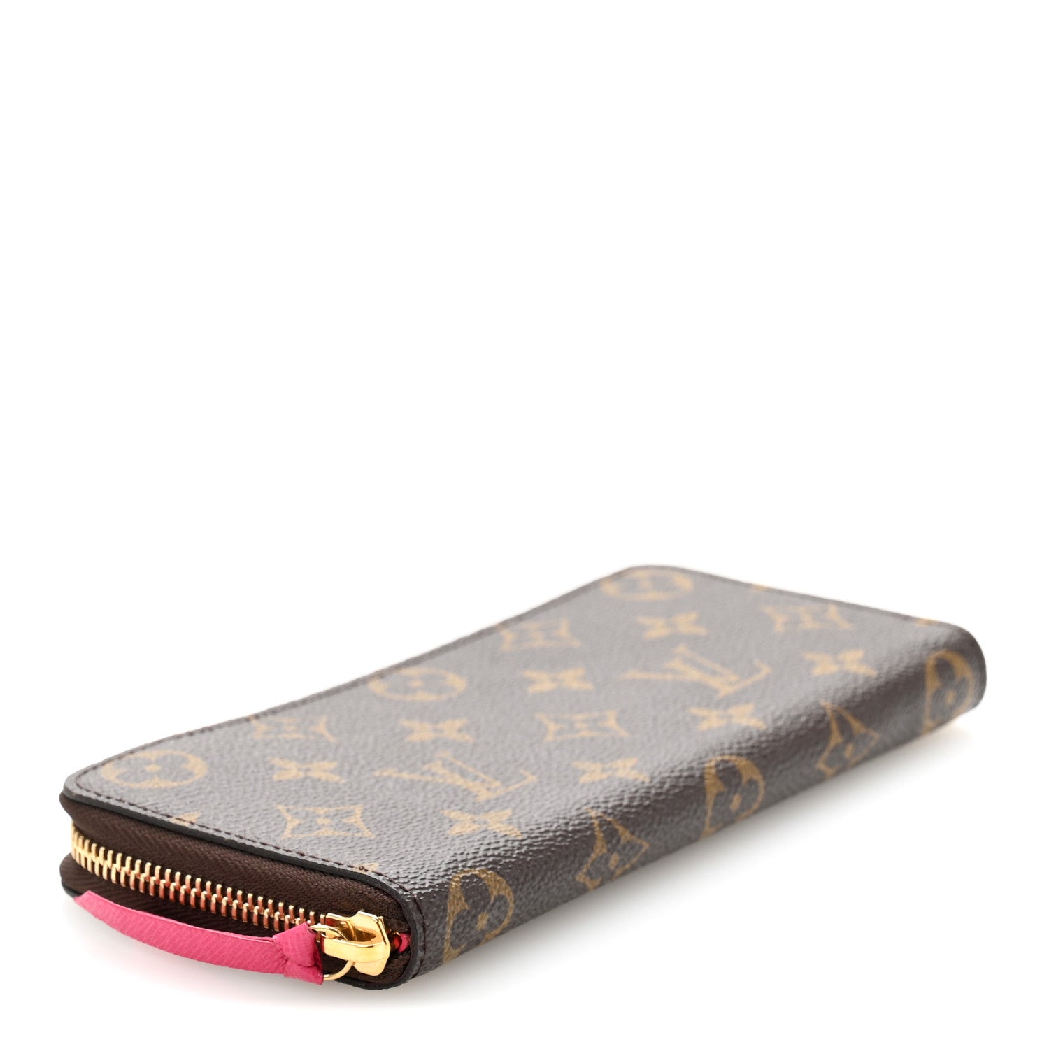 Monogram Clemence Wallet Fuchsia