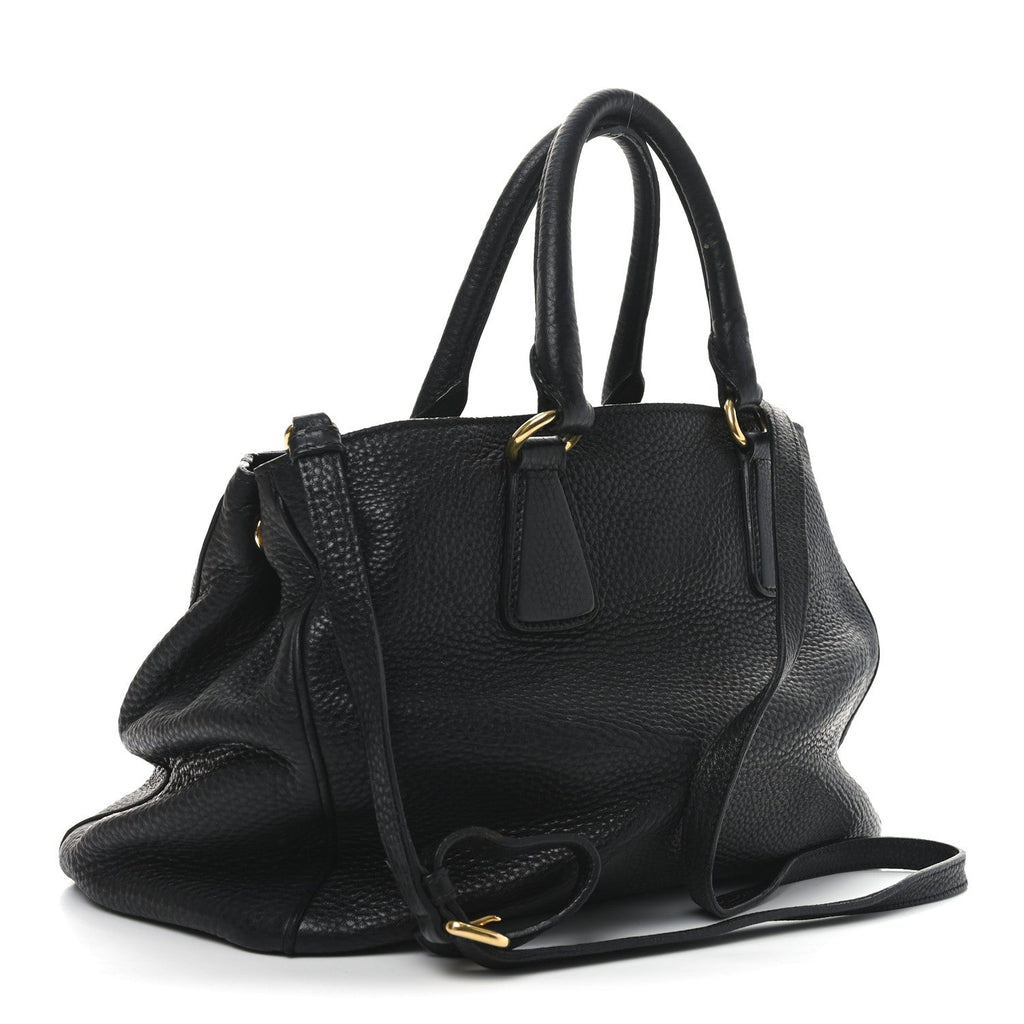 Vitello Daino Tote Black