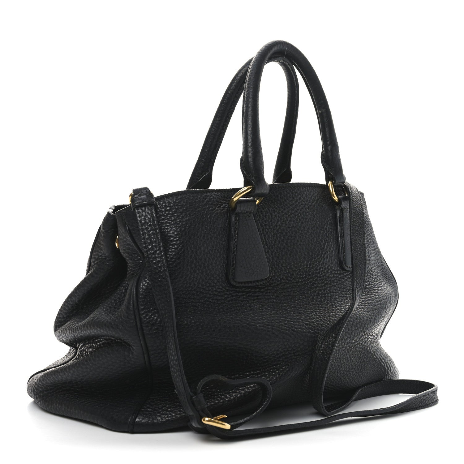 Vitello Daino Tote Black
