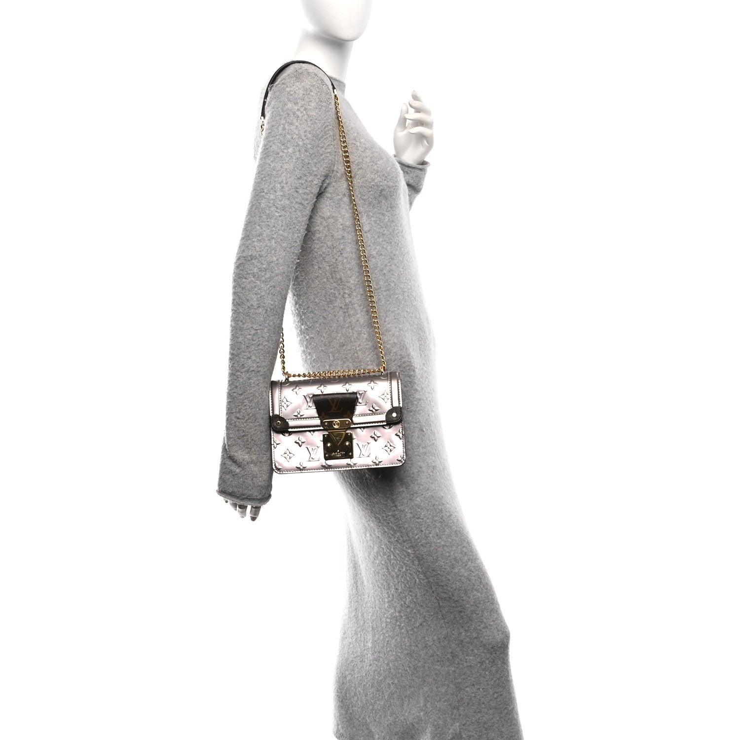 Vernis Epi Monogram Wynwood Metallic Taupe Grey