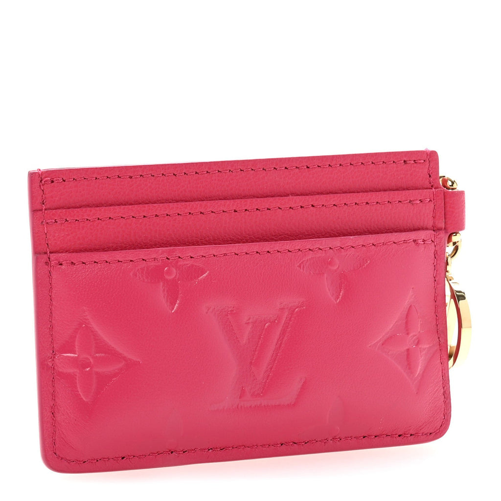 Lambskin Embossed Monogram Coussin  Holder Bougainvillier