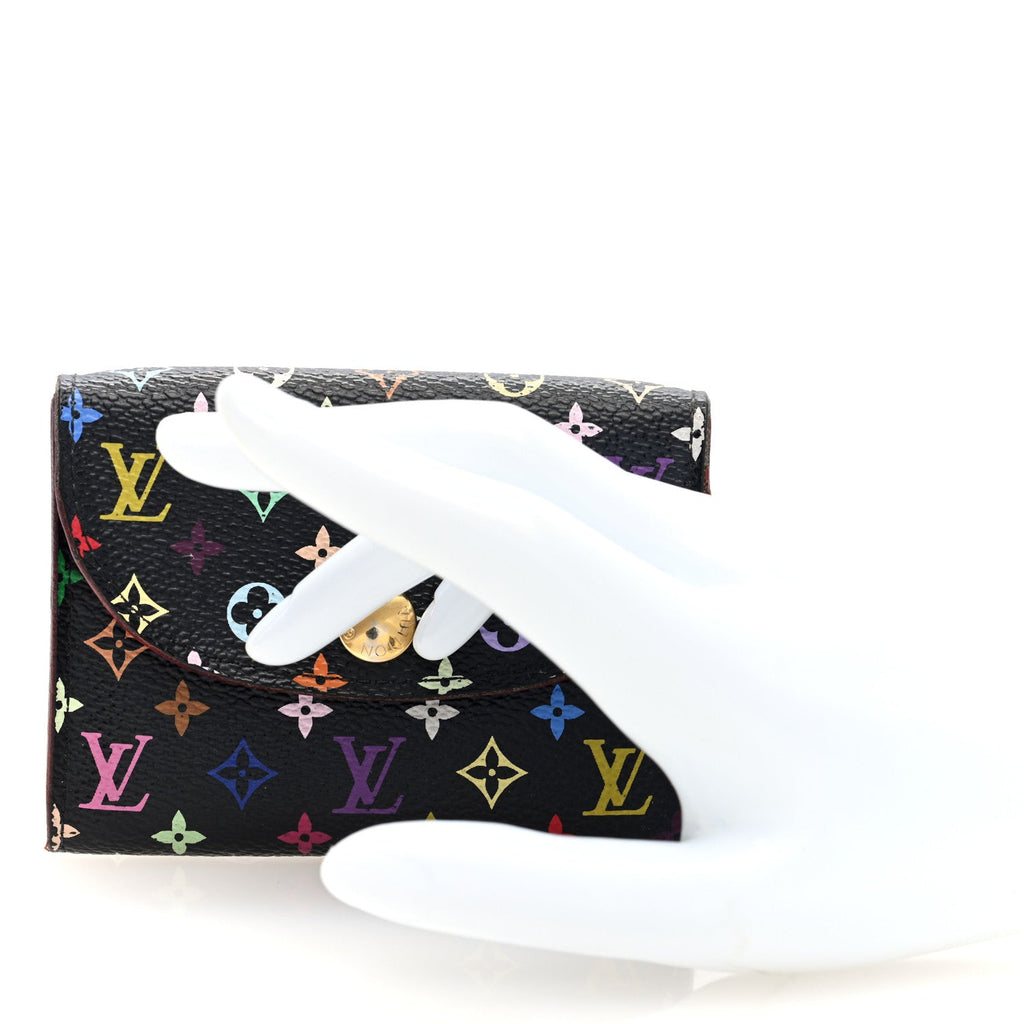Monogram Multicolor Business  Holder Black Grenade
