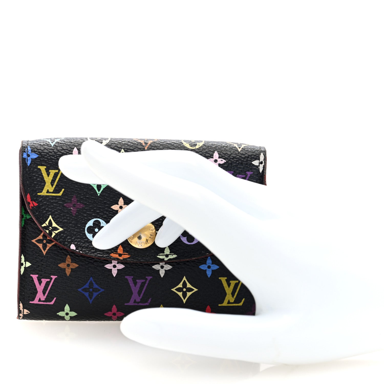 Monogram Multicolor Business  Holder Black Grenade